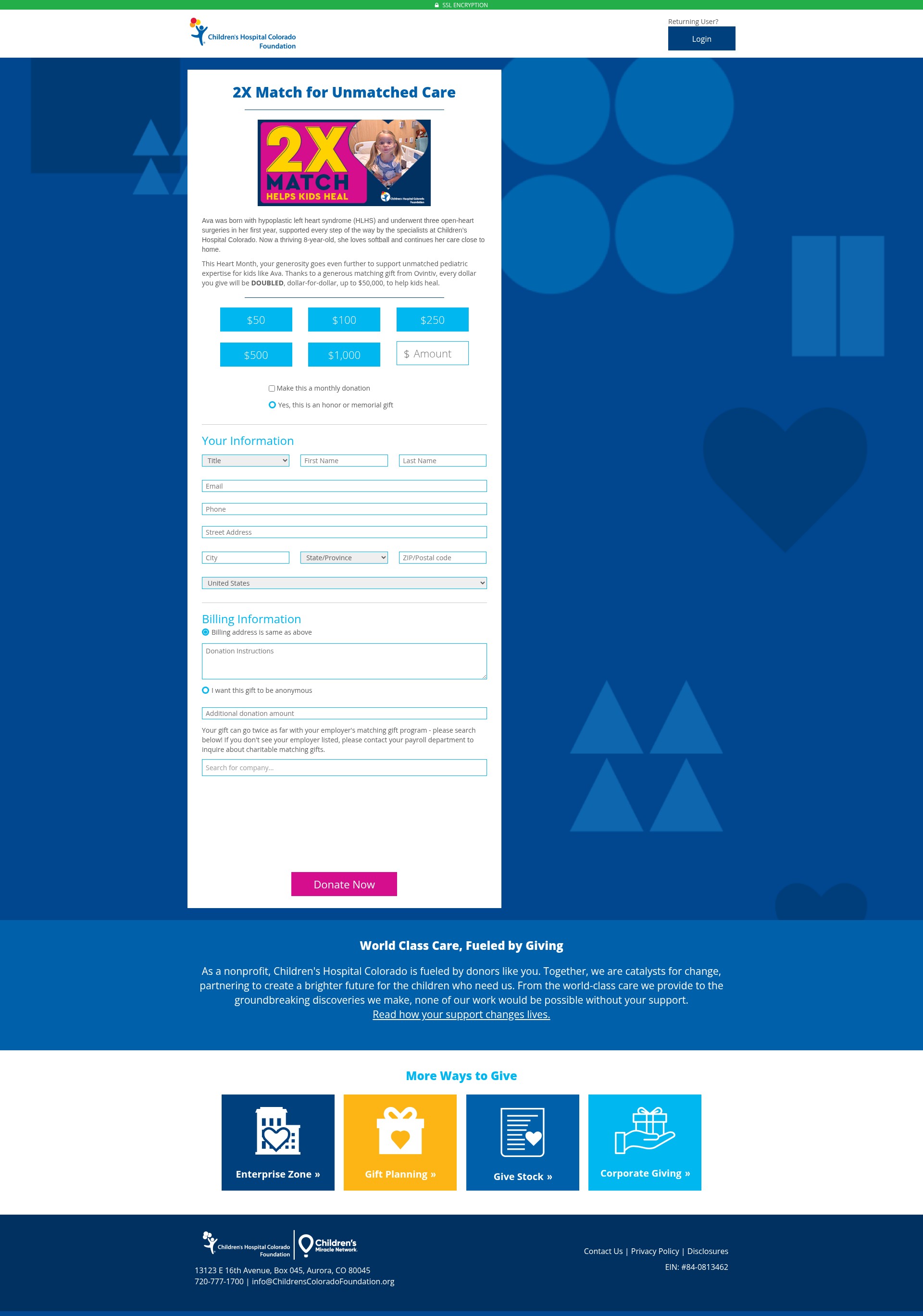 Landing Page