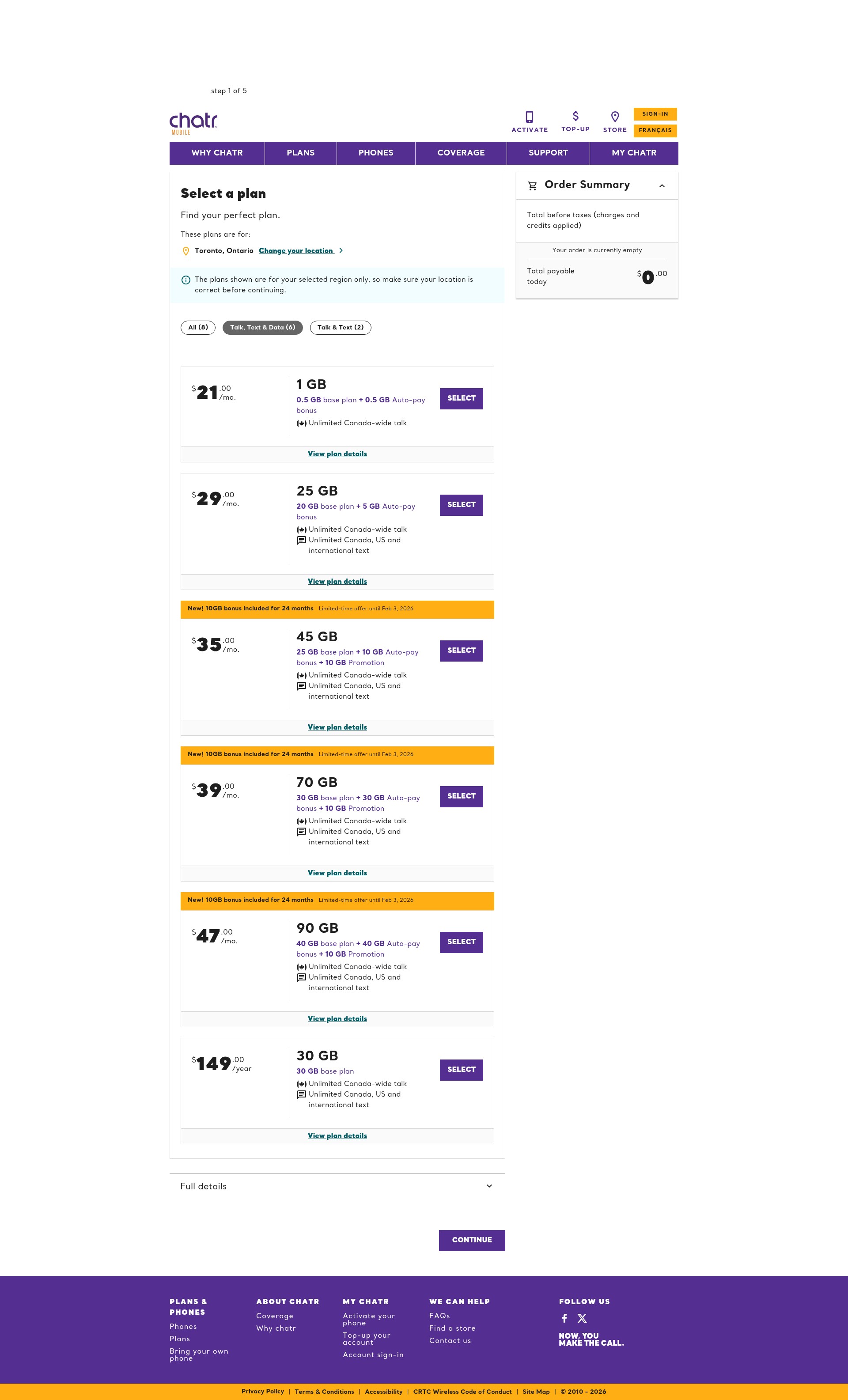 Landing Page