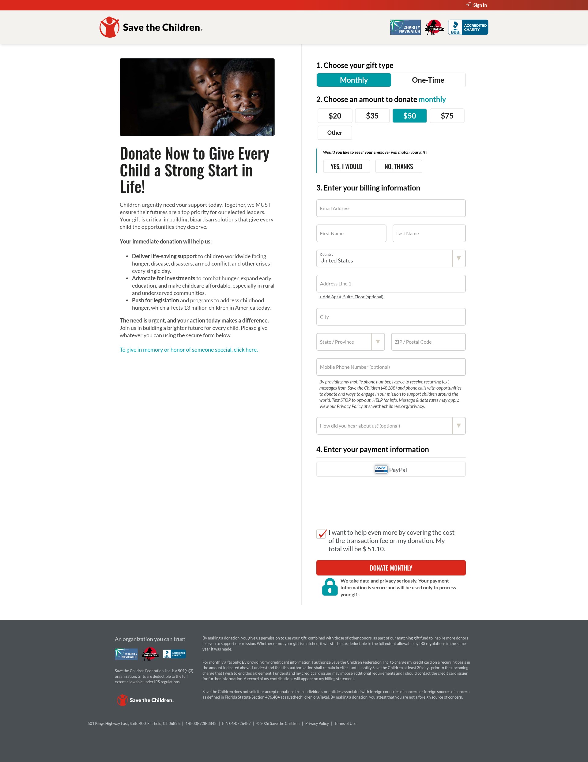 Landing Page