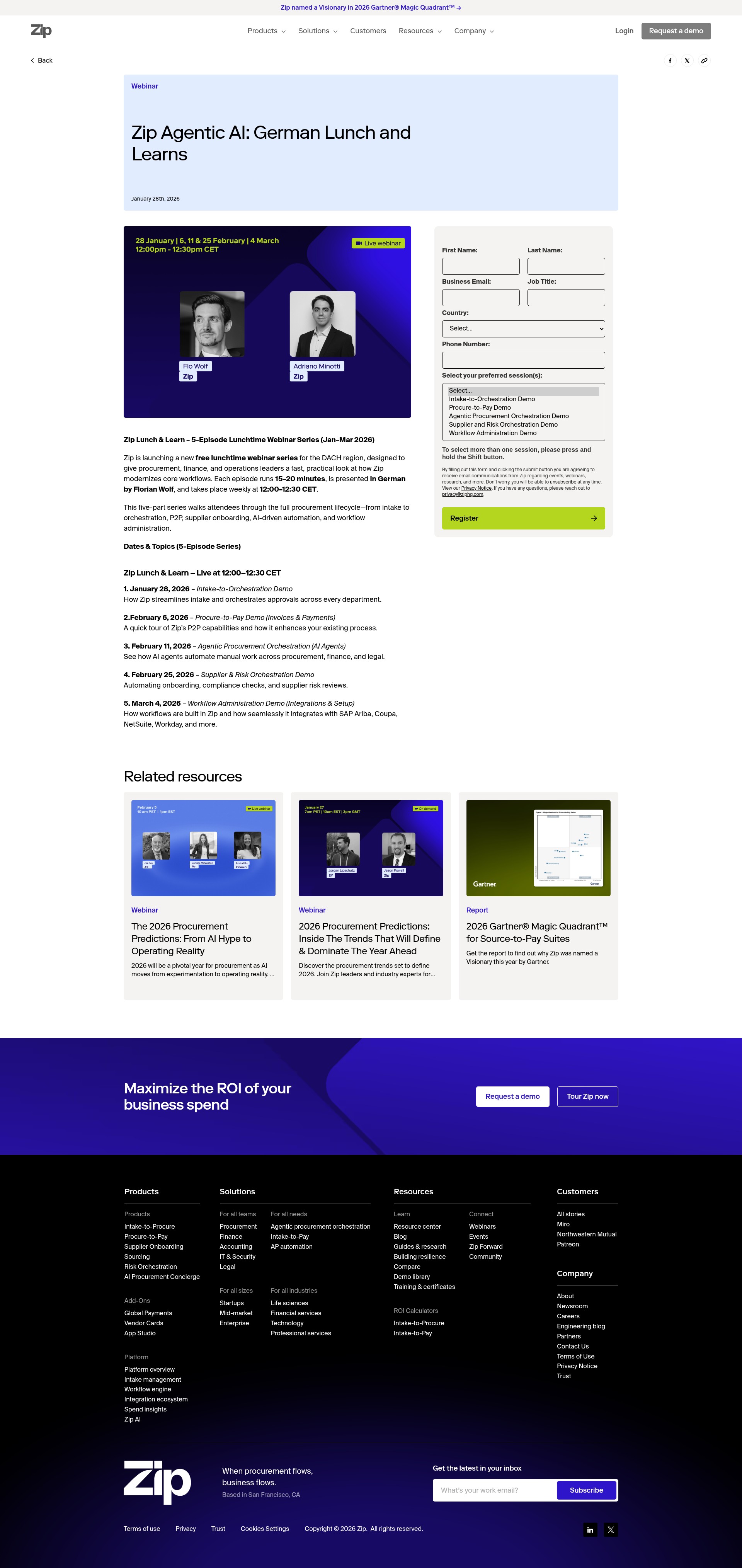 Landing Page