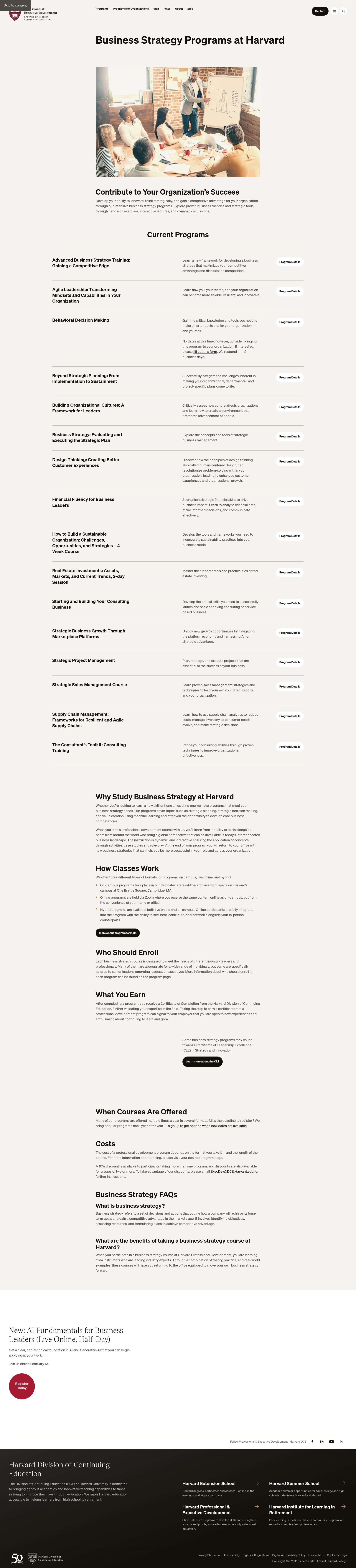 Landing Page