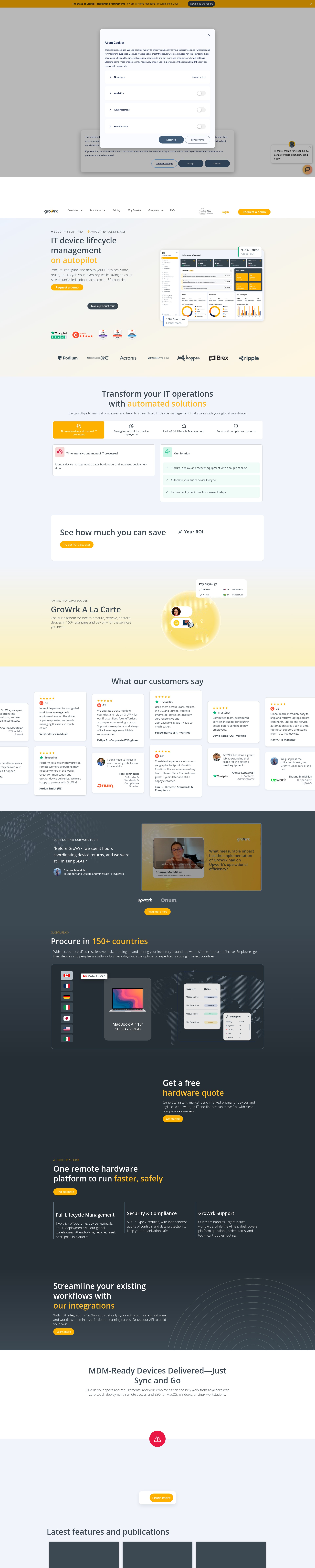 Landing Page