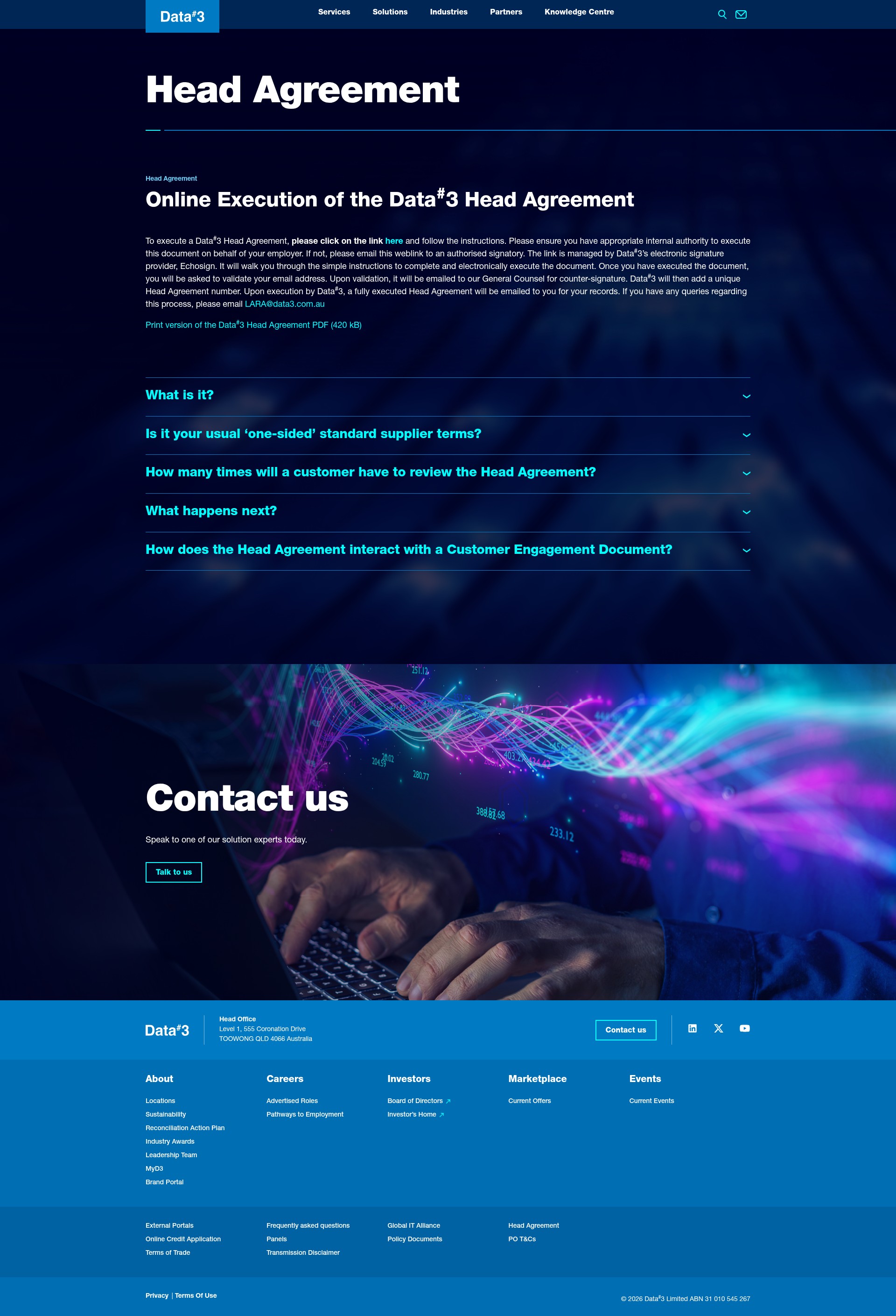 Landing Page