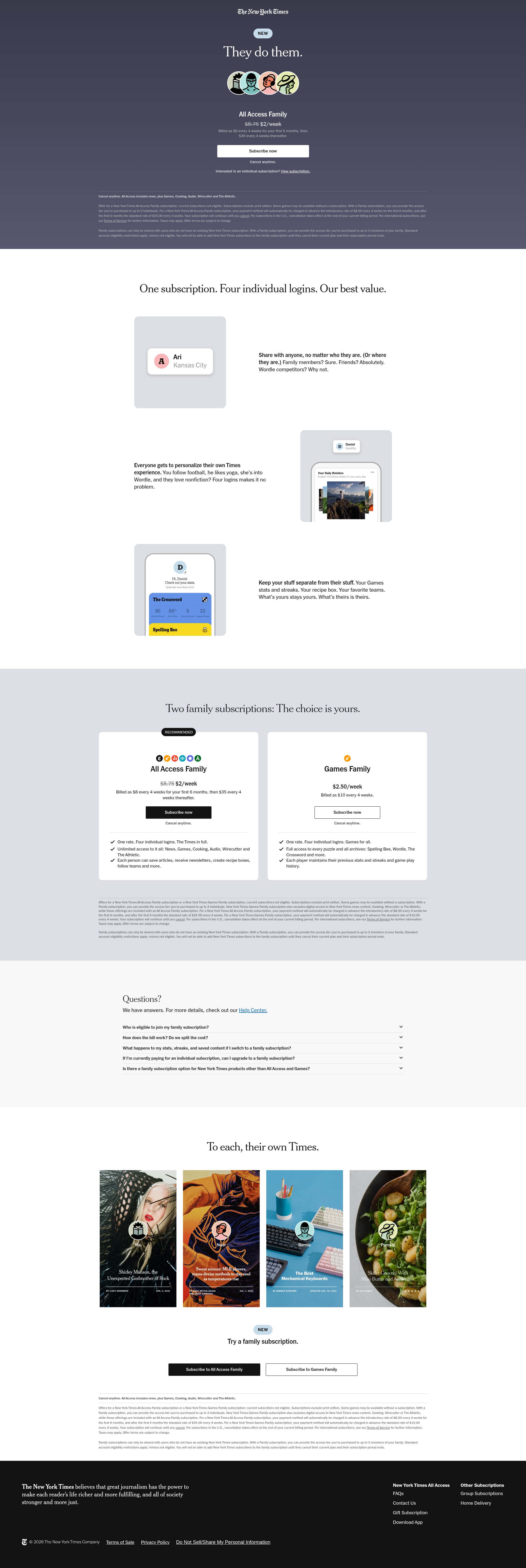 Landing Page
