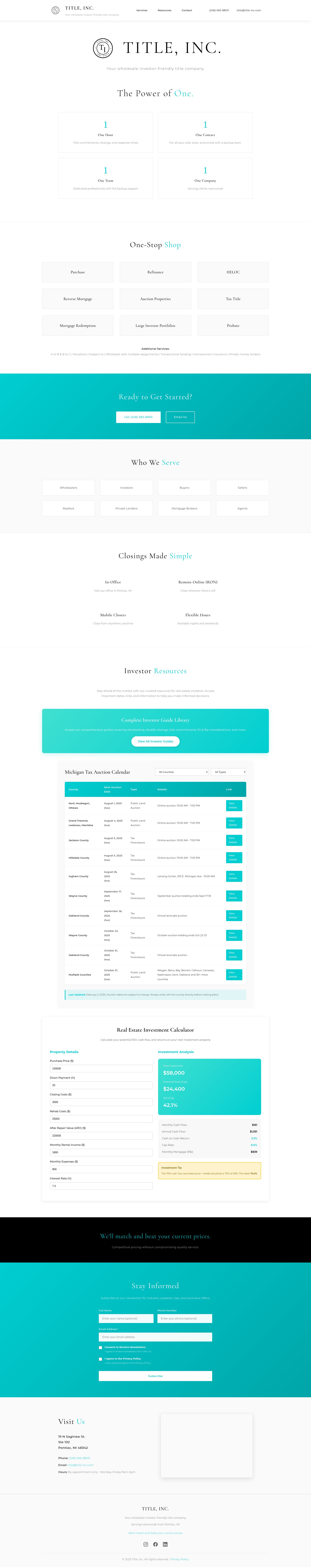 Landing Page