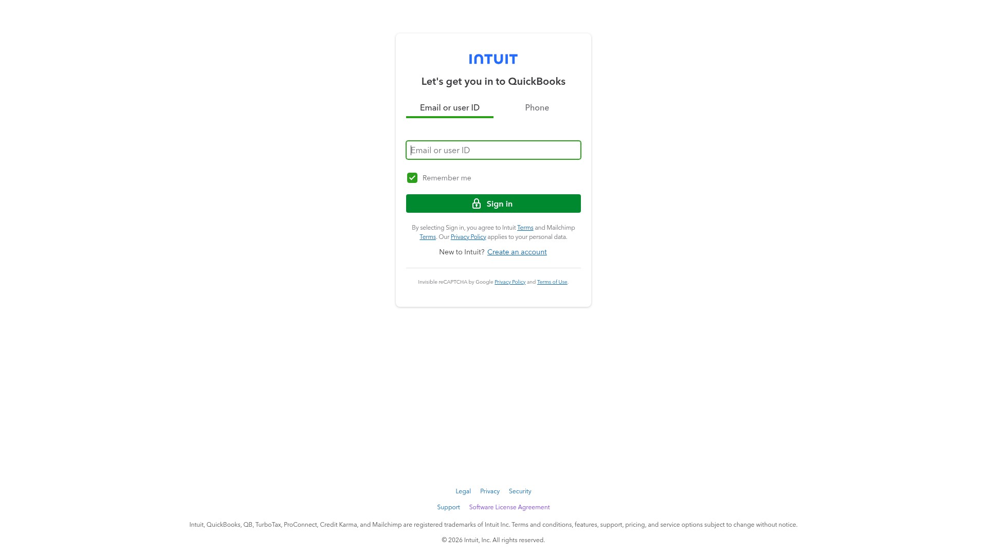 Landing Page