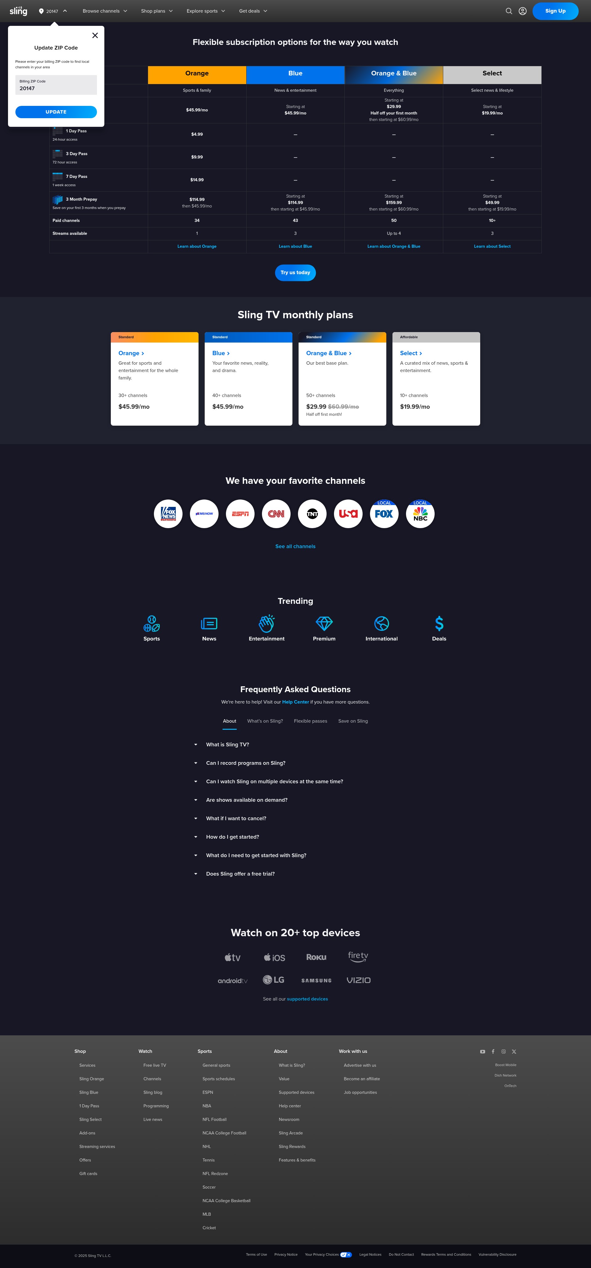 Landing Page