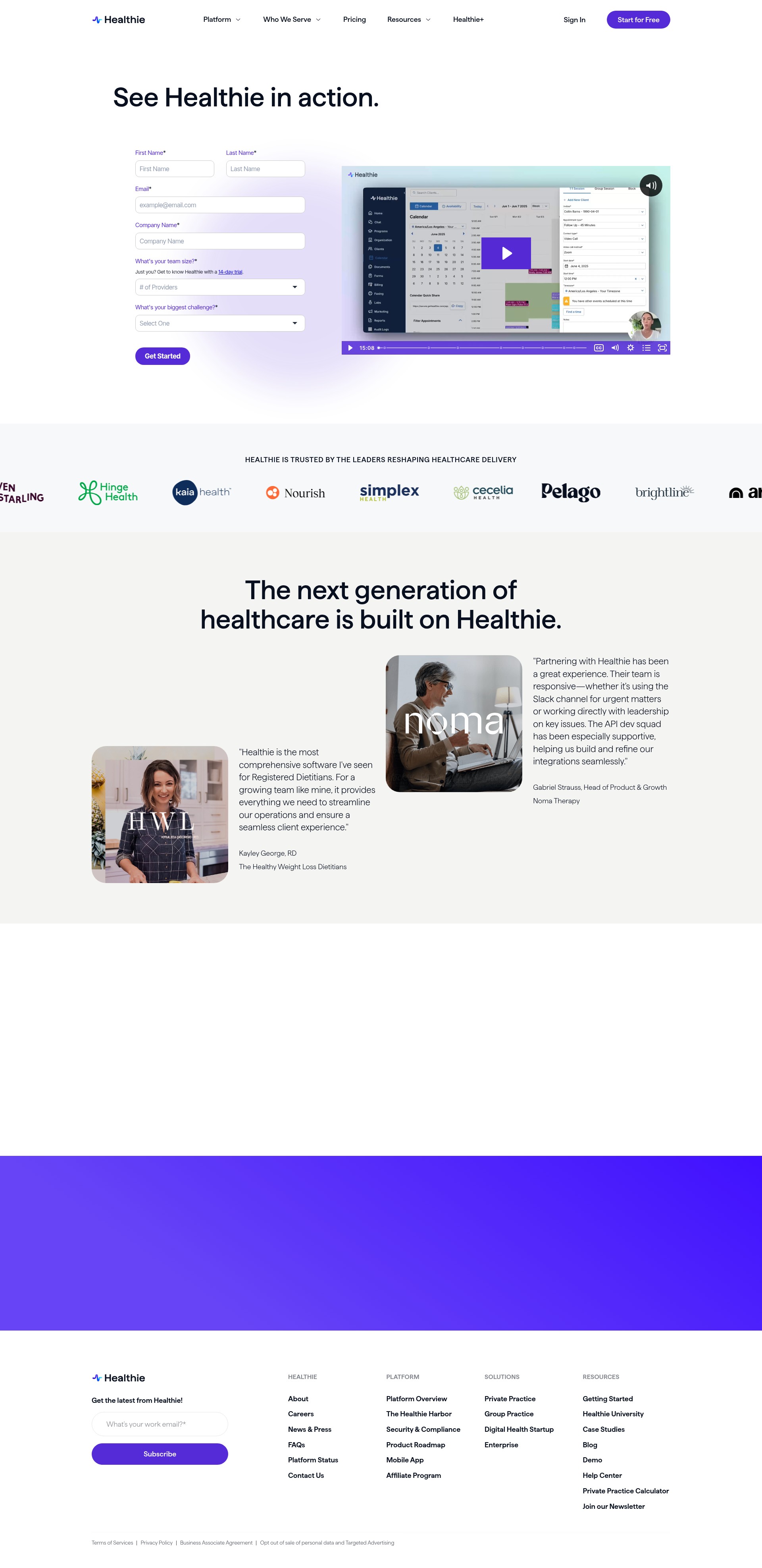 Landing Page