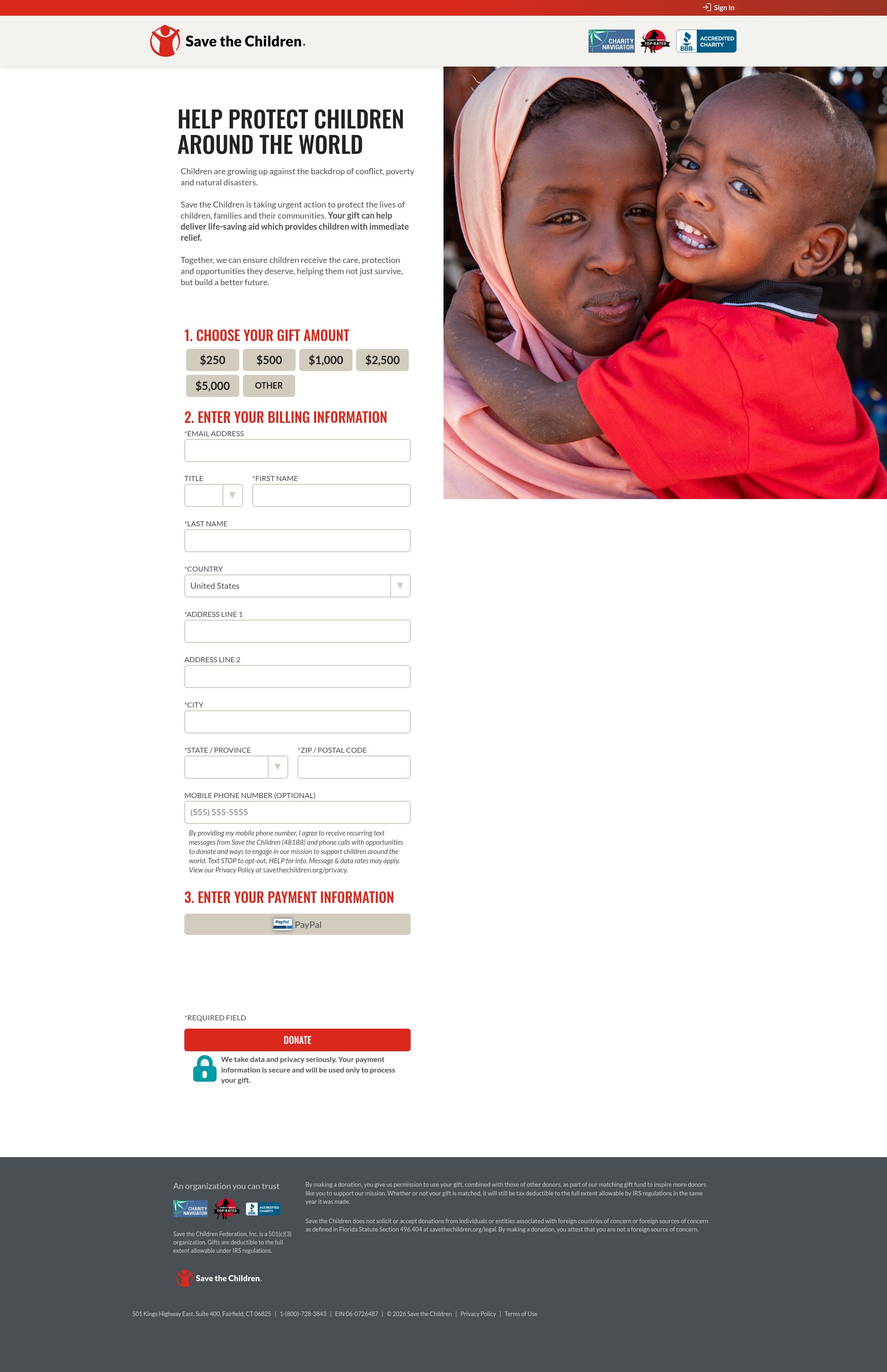 Landing Page