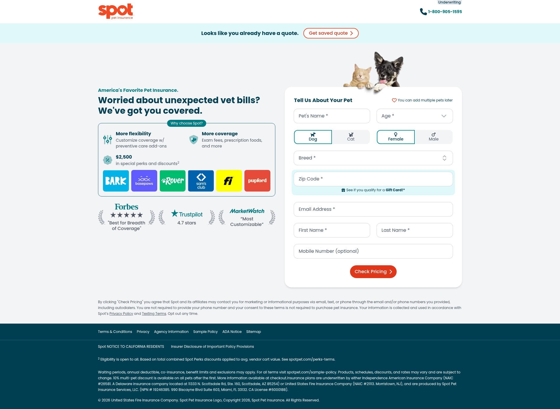 Landing Page