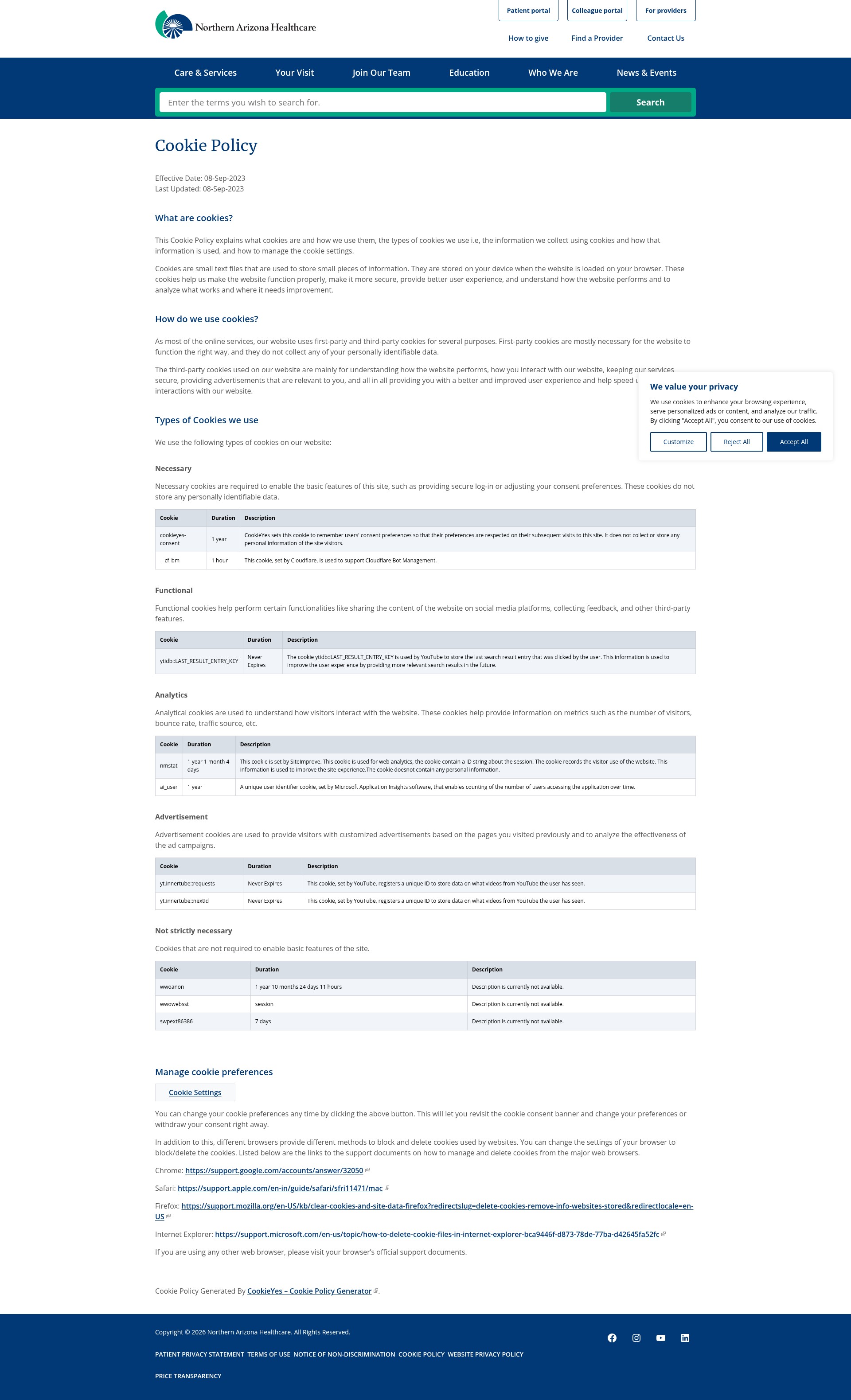 Landing Page