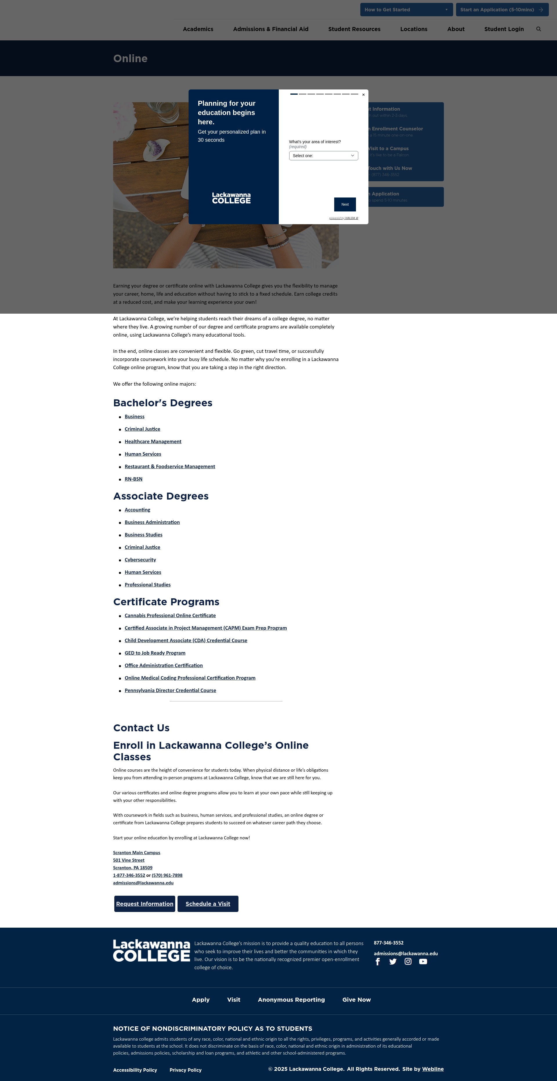 Landing Page