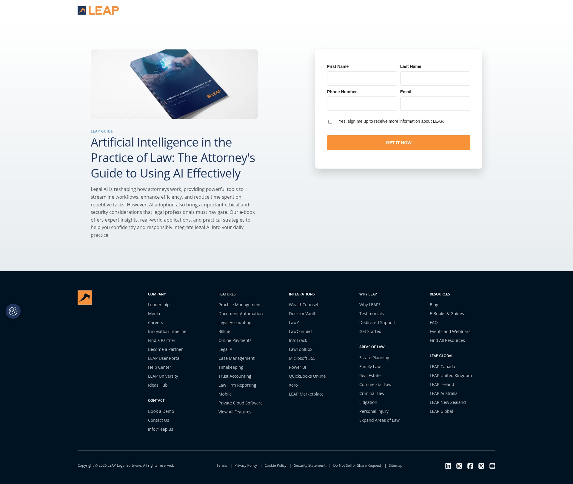 Landing Page