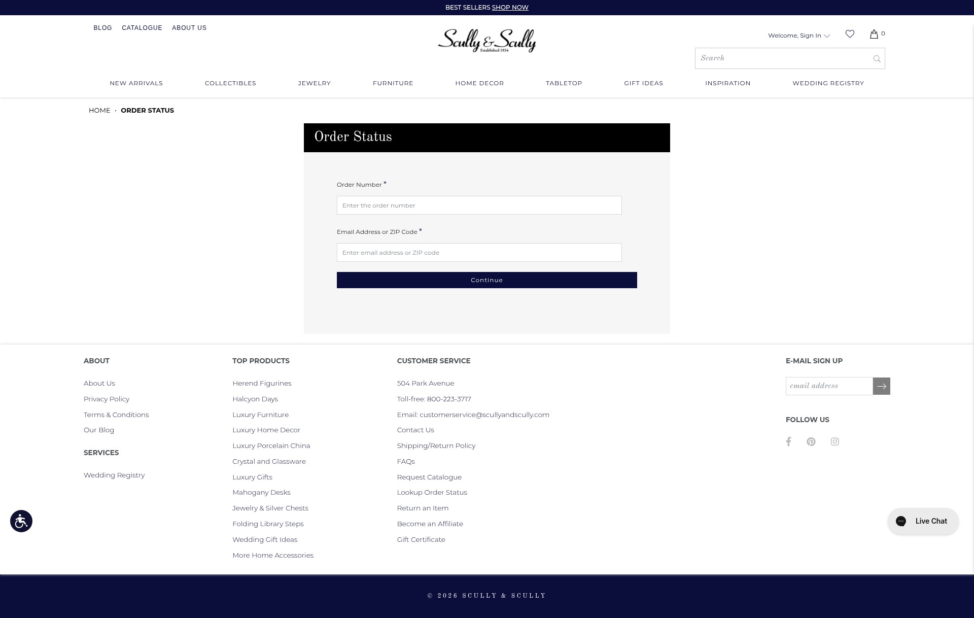 Landing Page