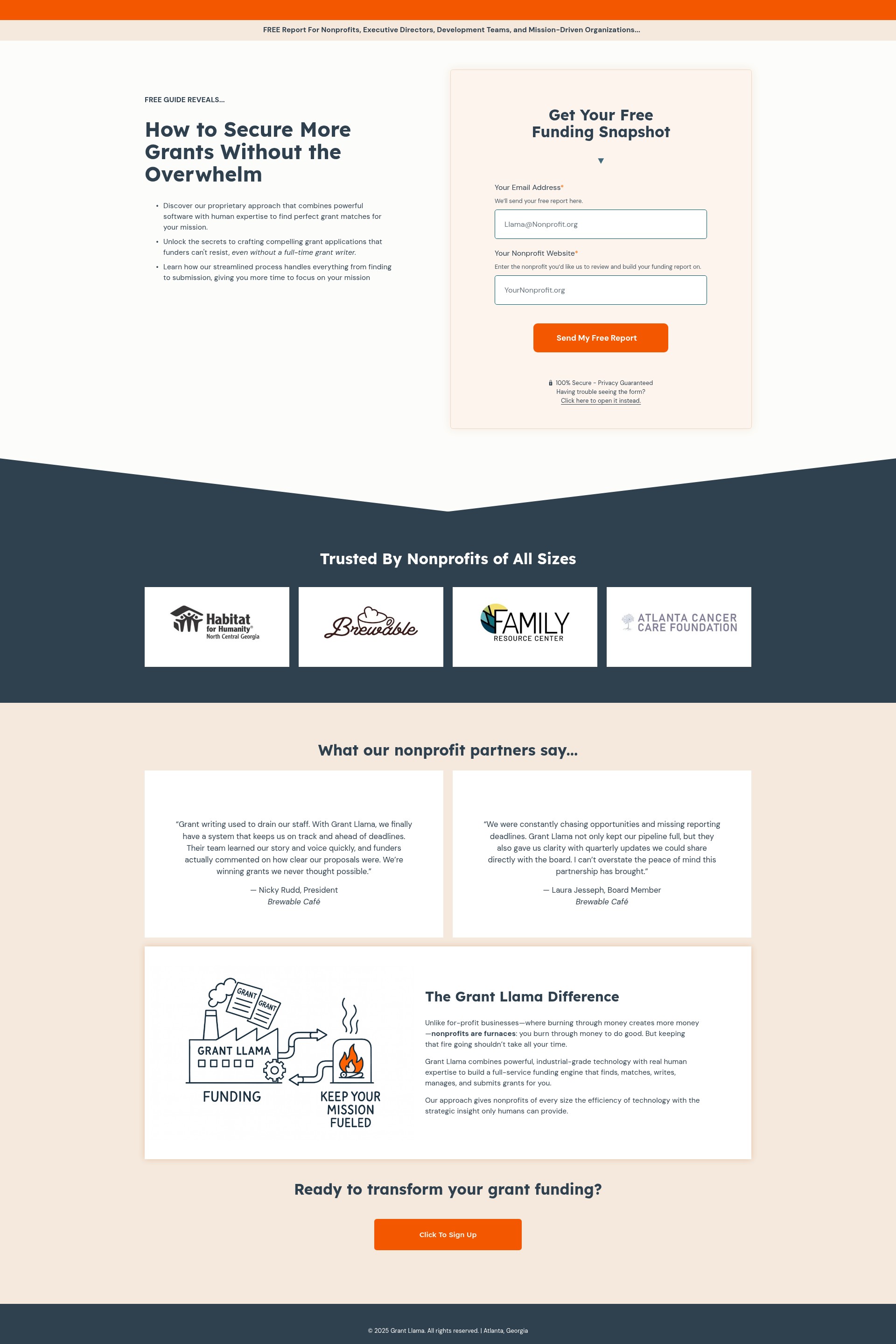 Landing Page