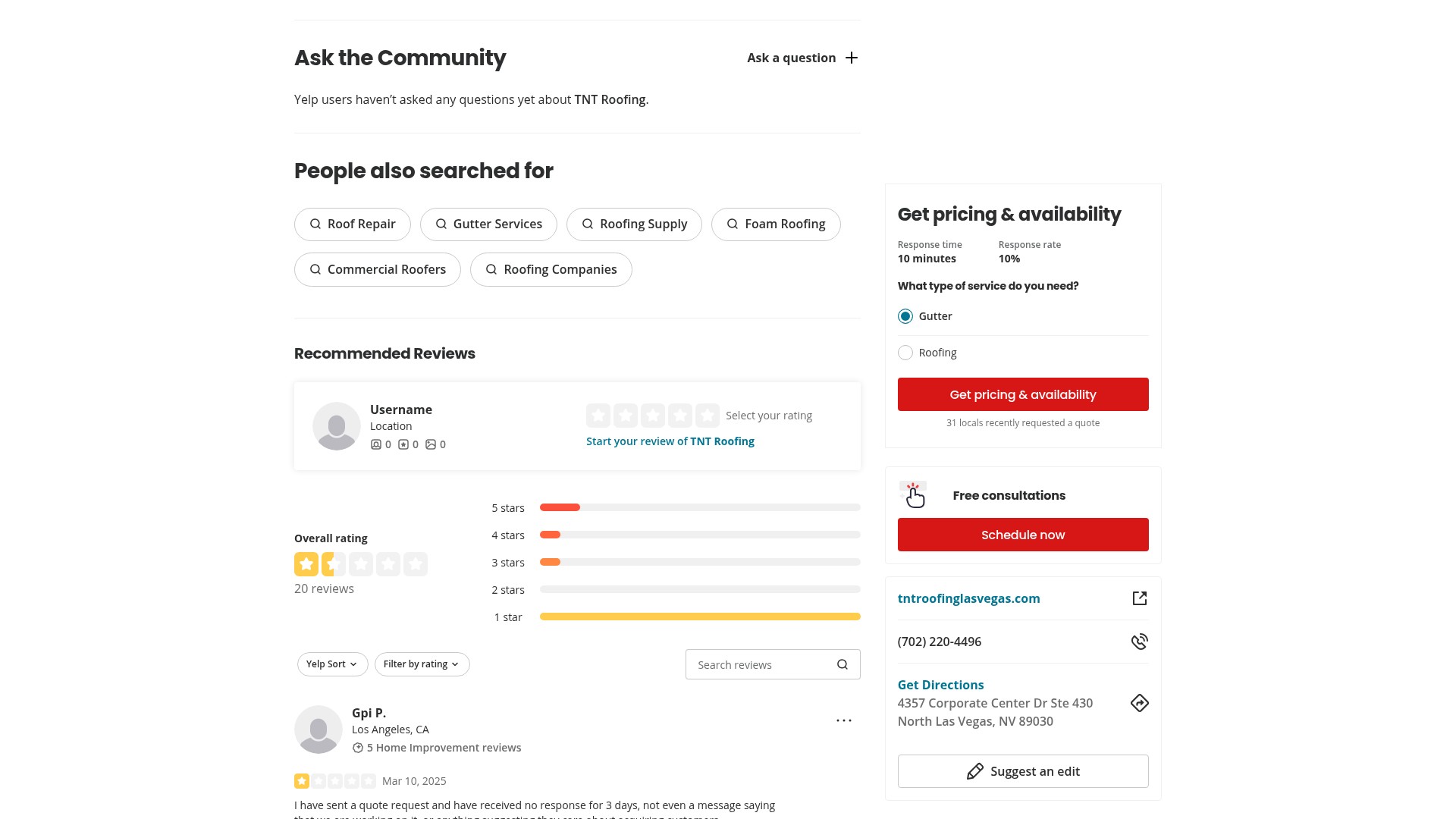 Landing Page