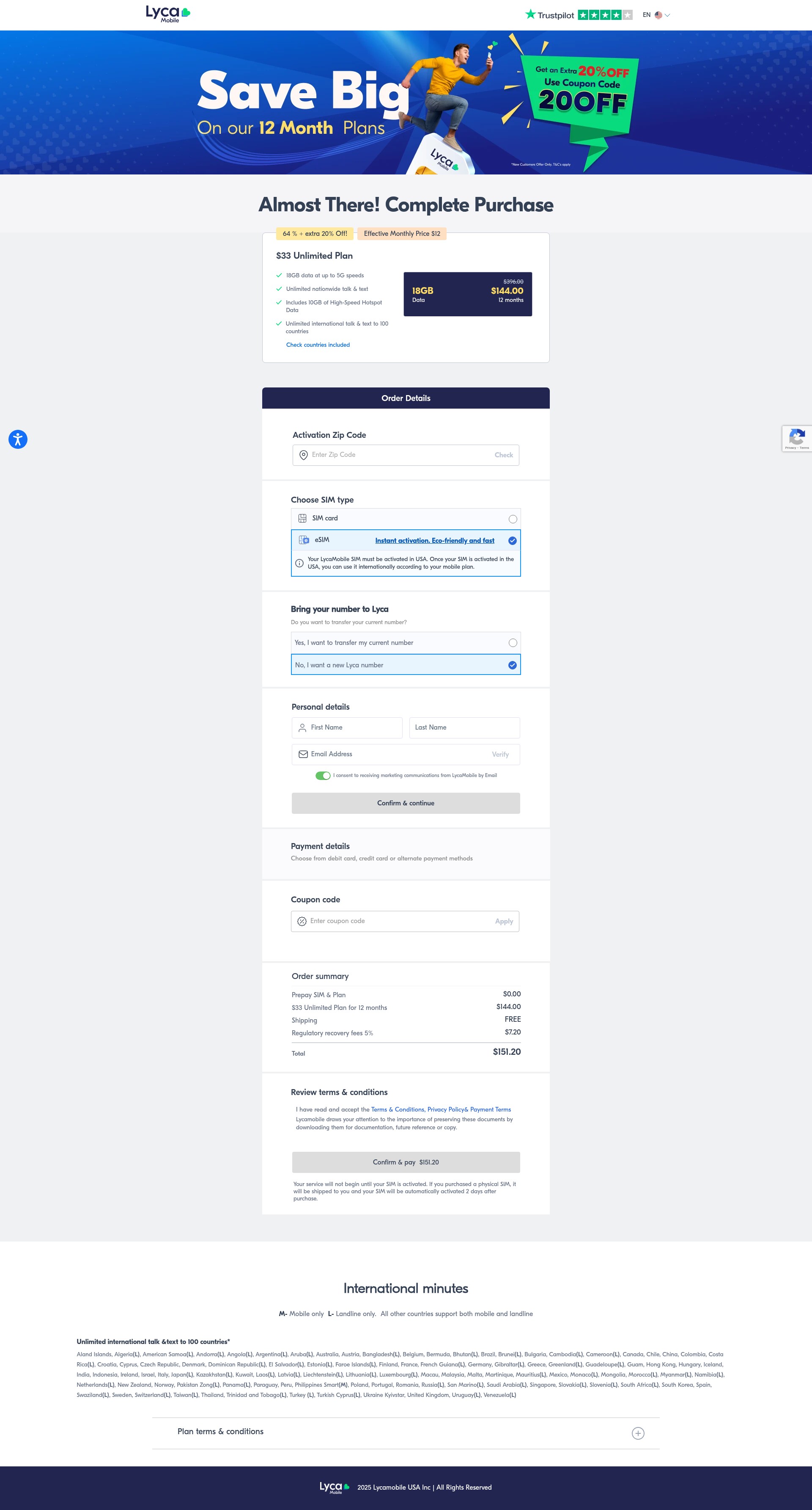 Landing Page
