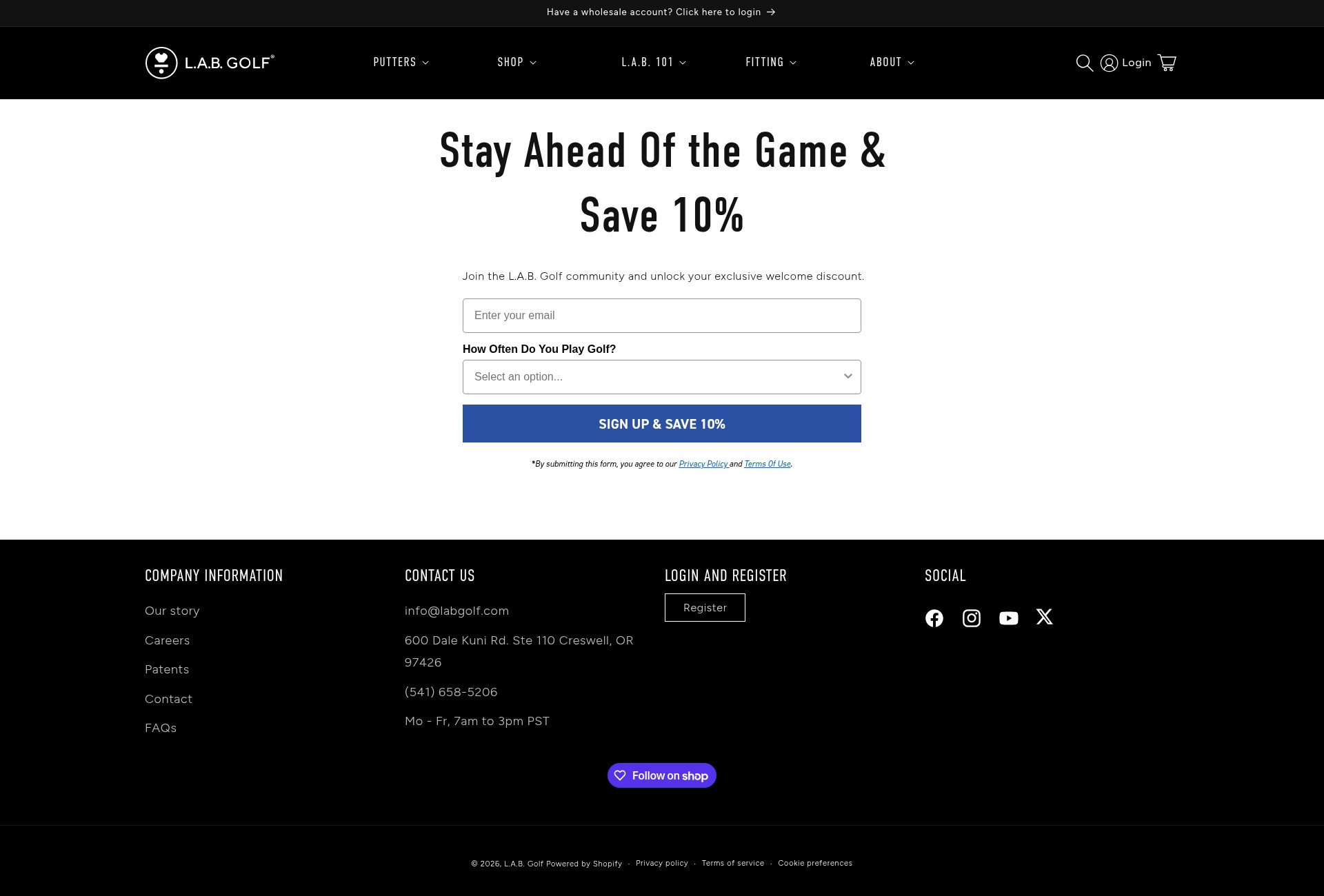 Landing Page