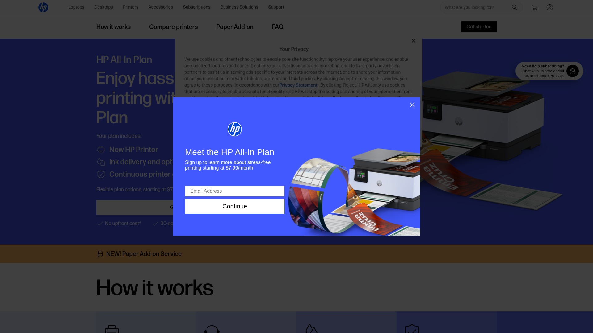 Landing Page