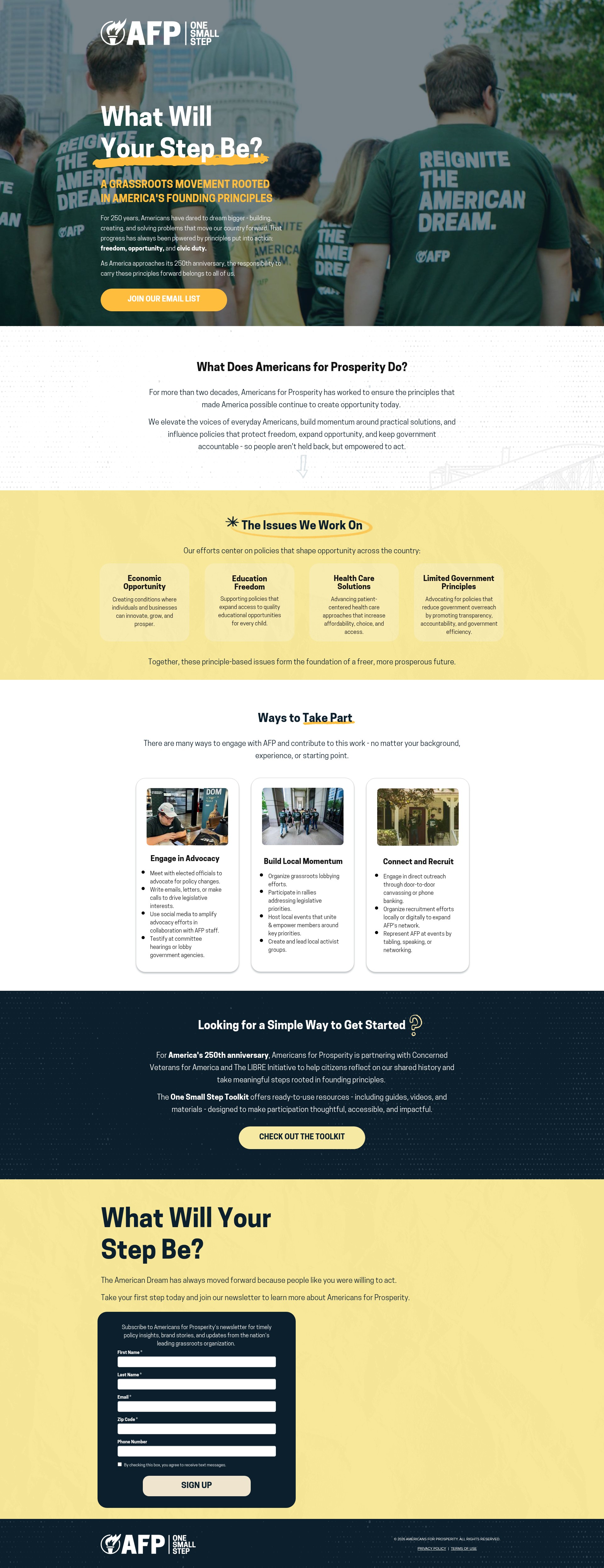 Landing Page