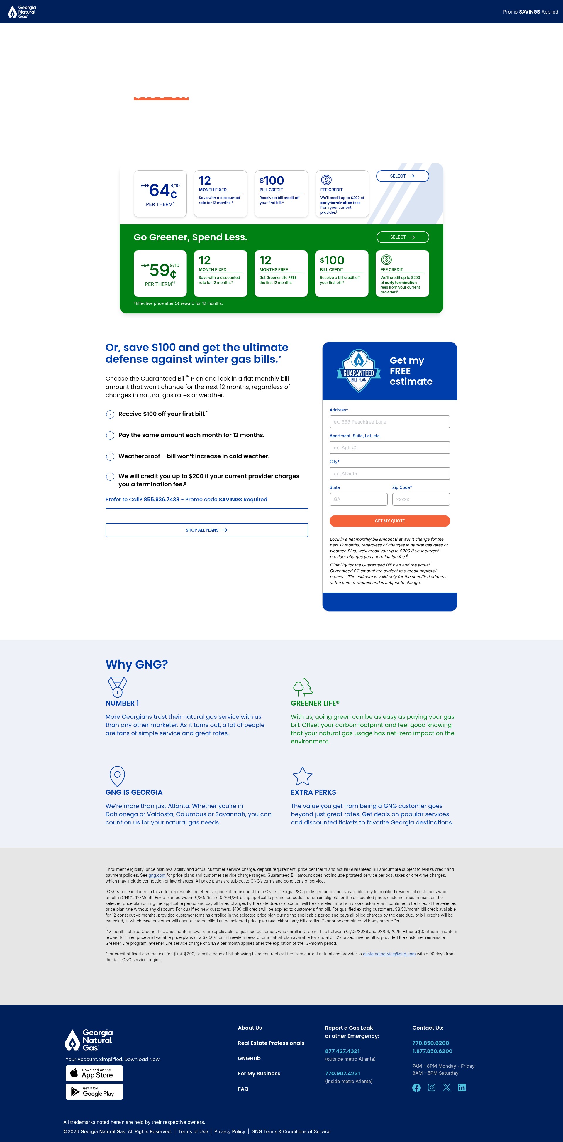 Landing Page