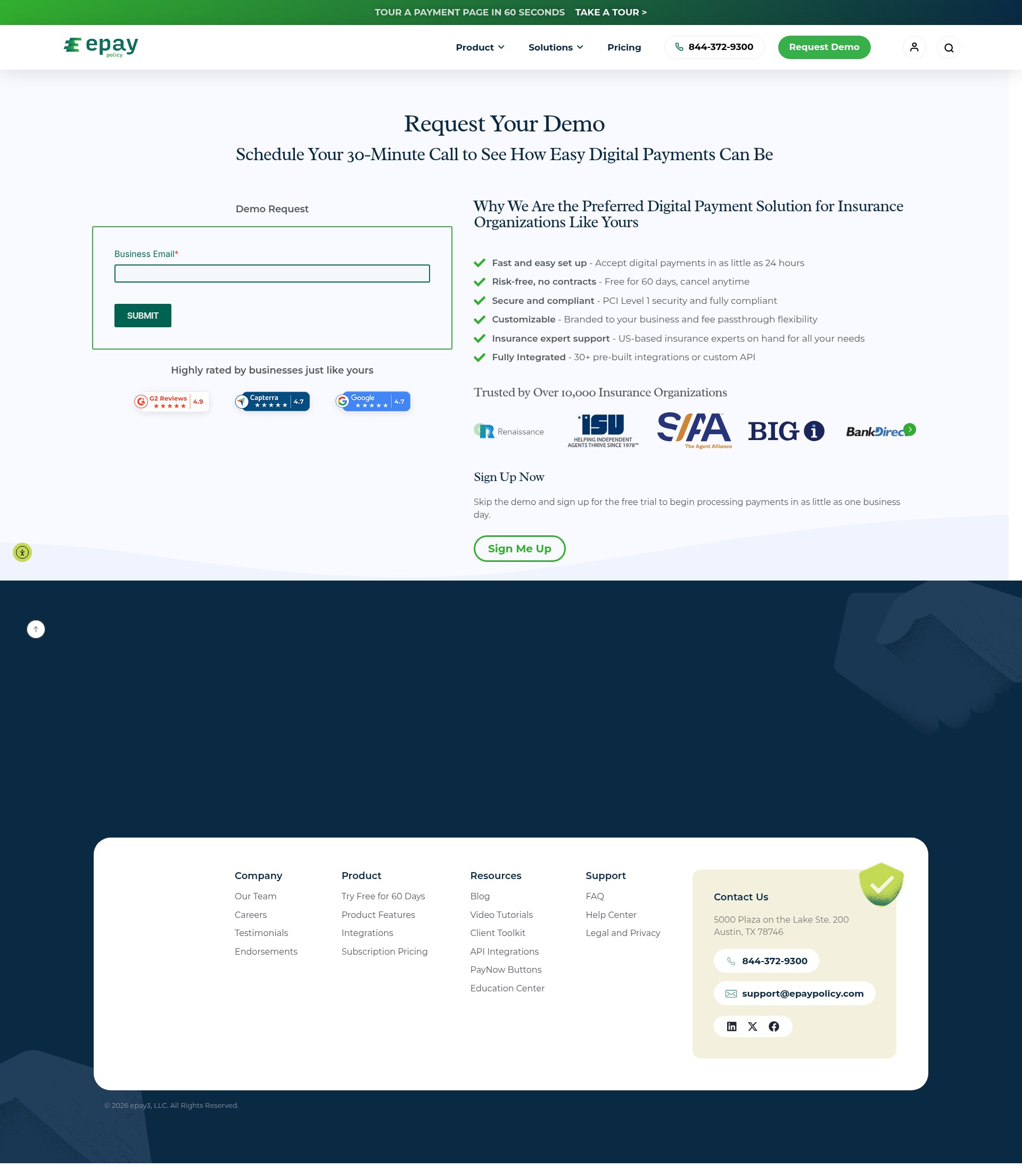 Landing Page