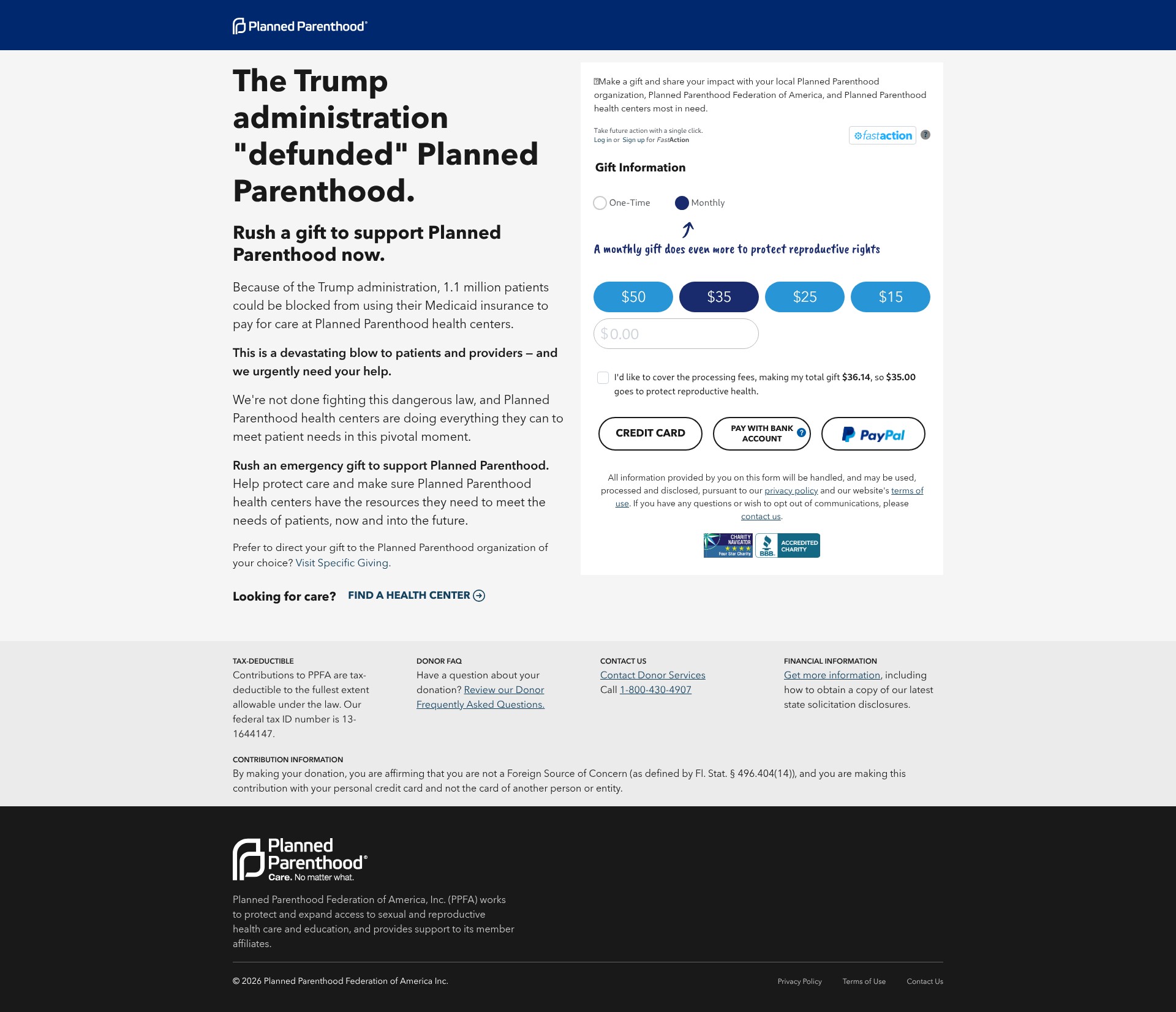 Landing Page