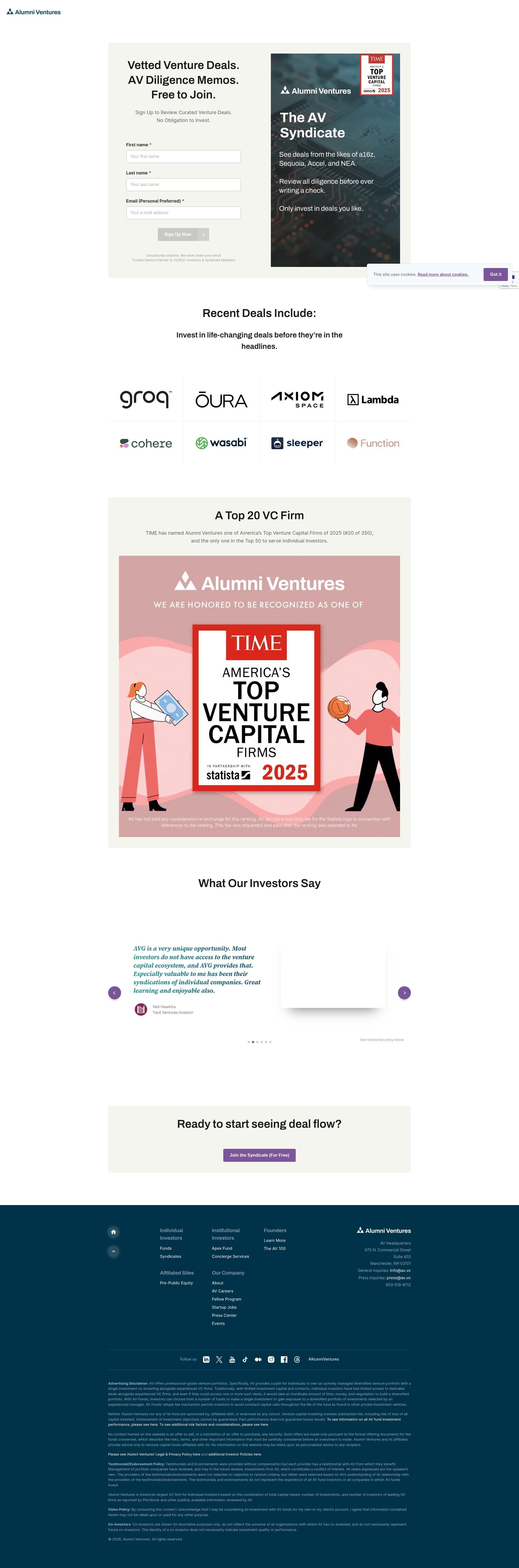 Landing Page