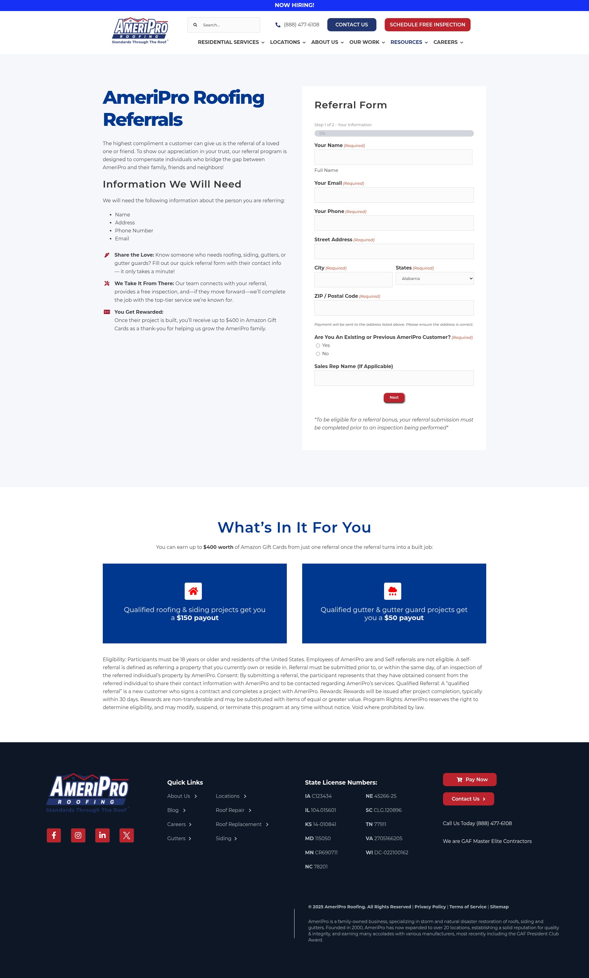 Landing Page