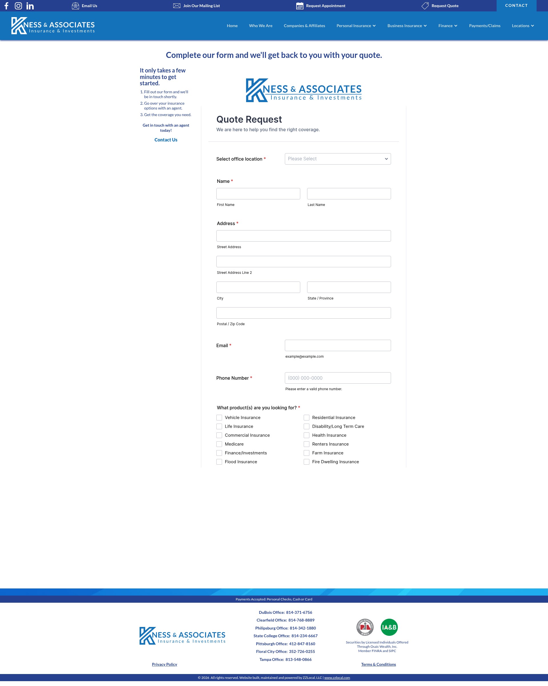 Landing Page