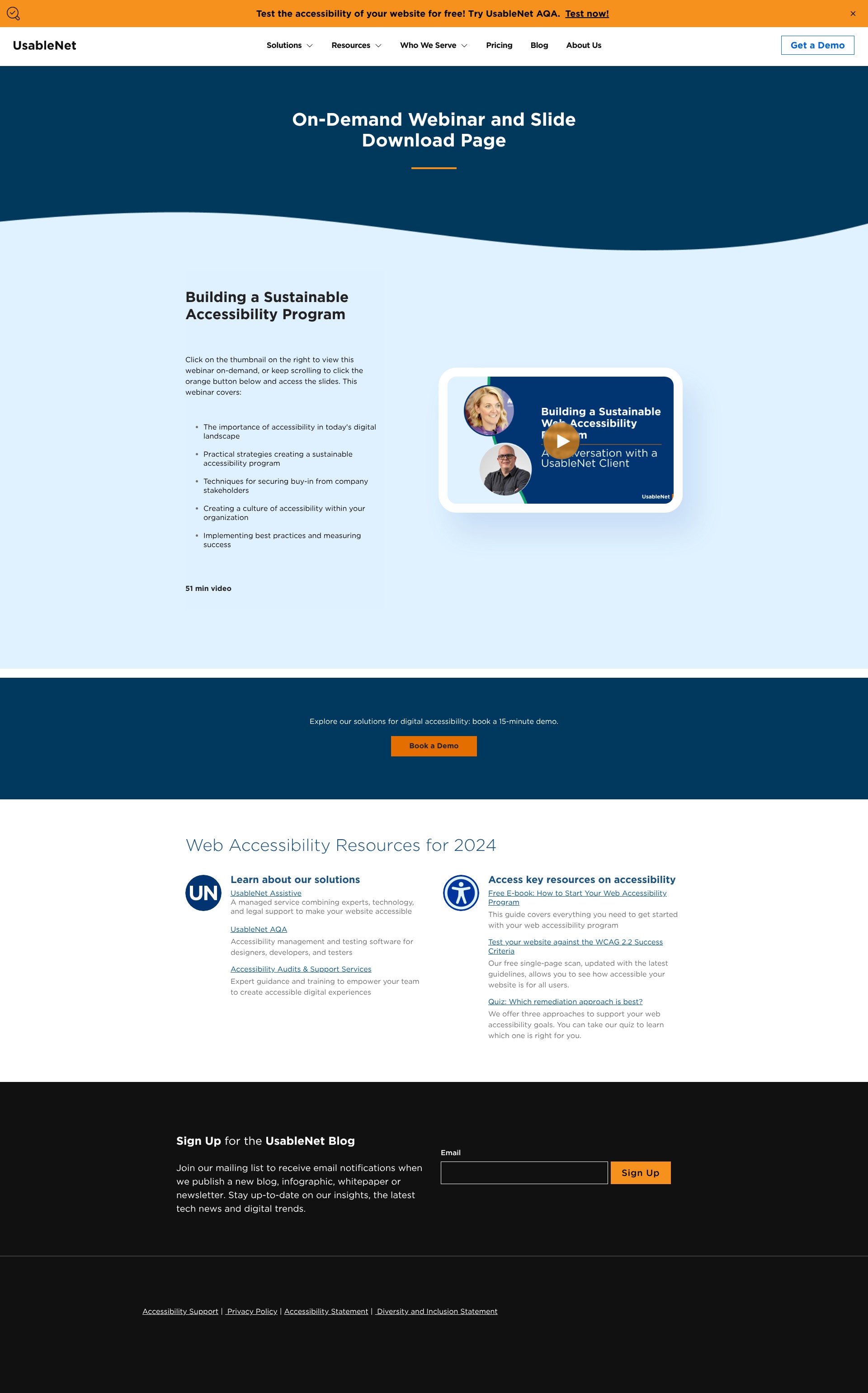 Landing Page