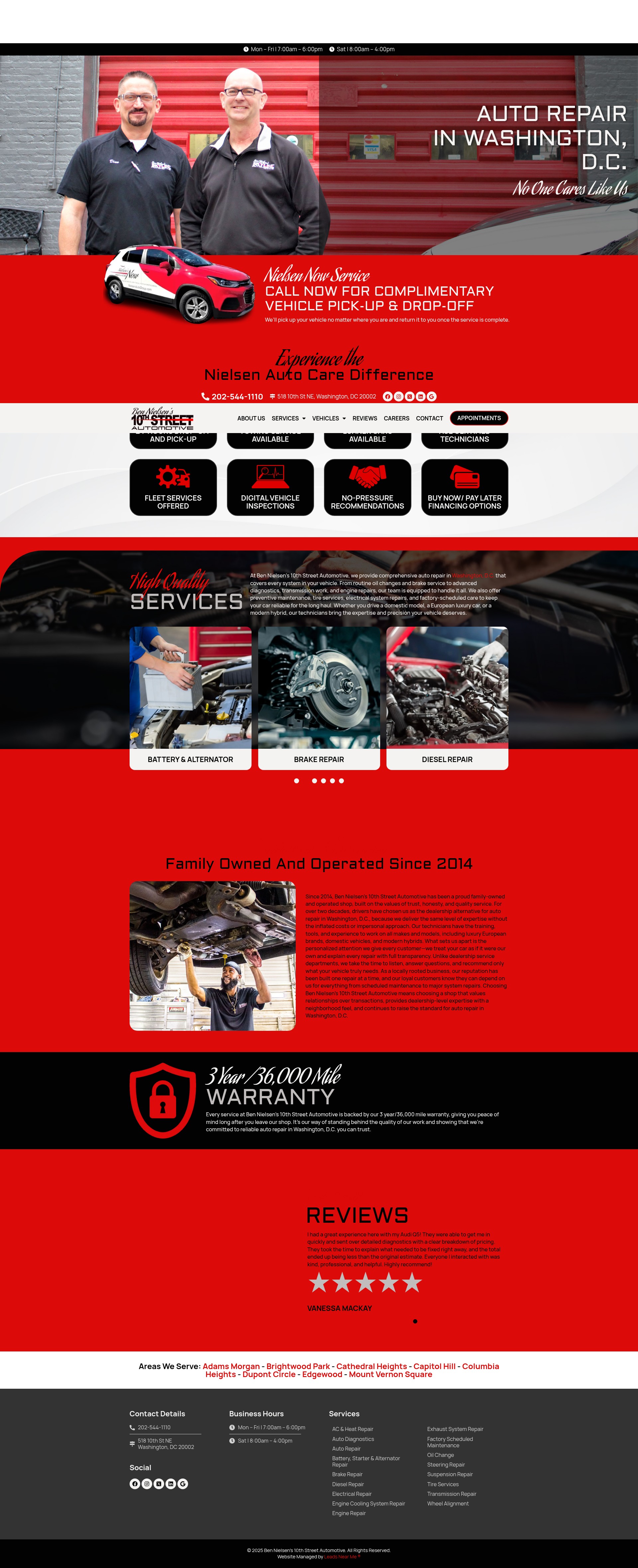 Screenshot of 10thstreetautomotive.com