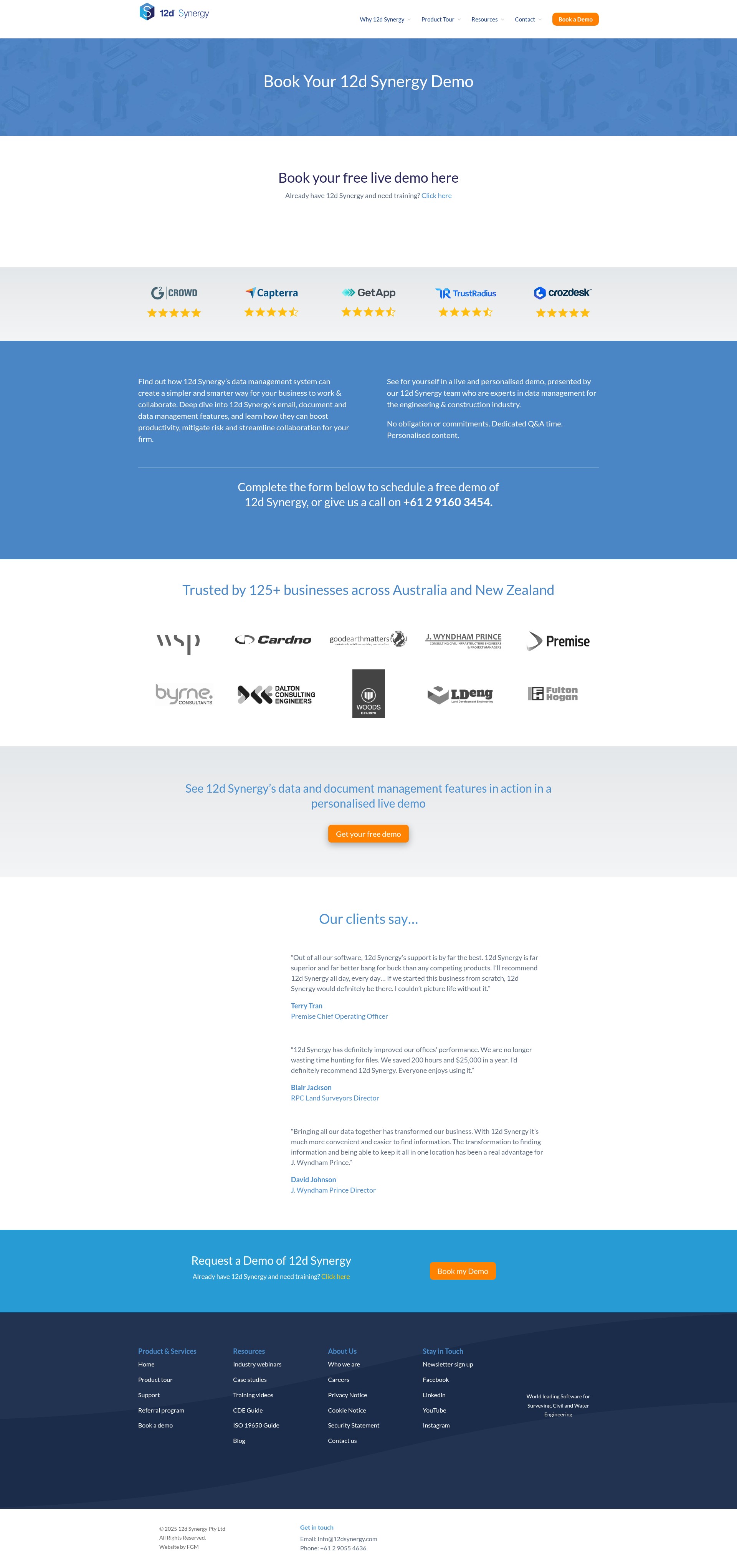 Screenshot of 12dsynergy.com