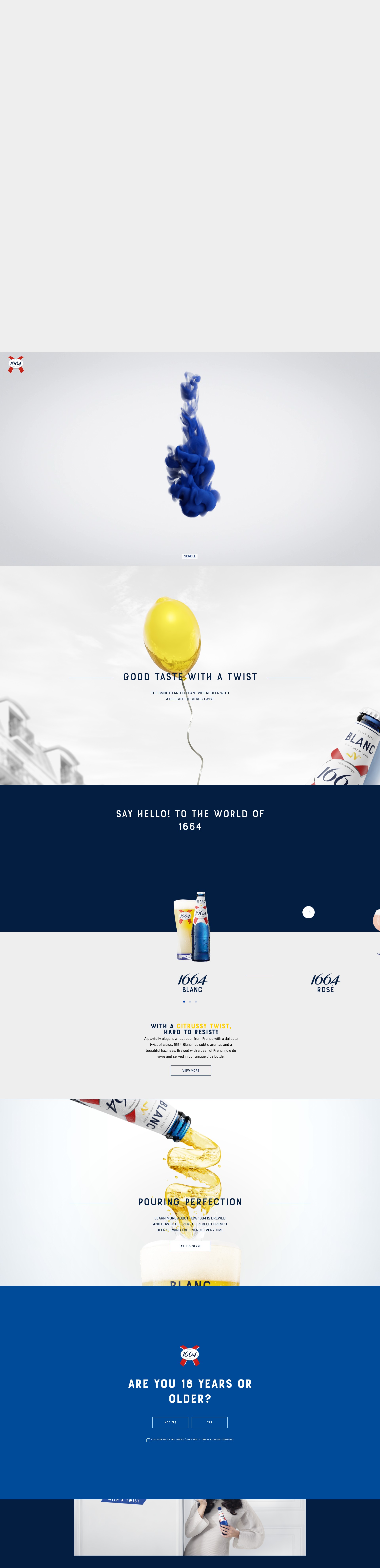 Screenshot of 1664blanc.com