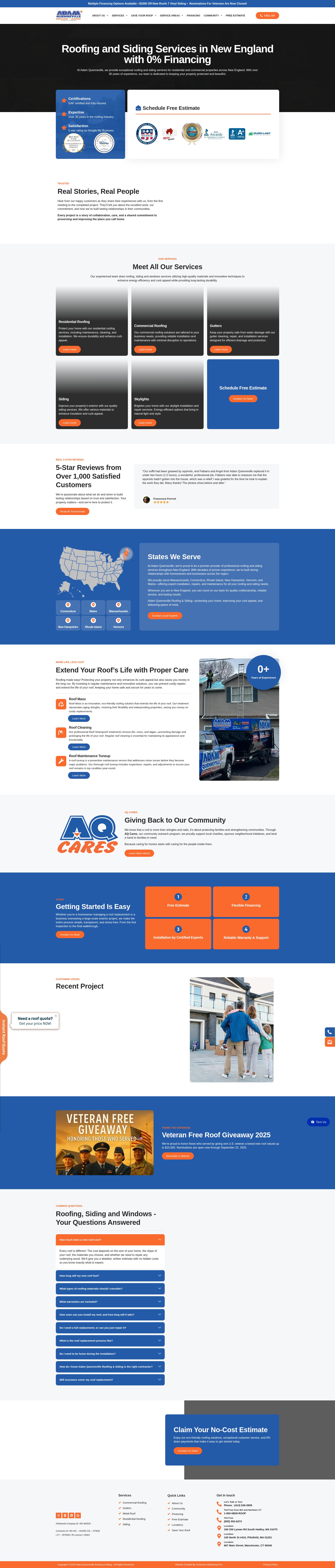 Screenshot of 1800newroof.net