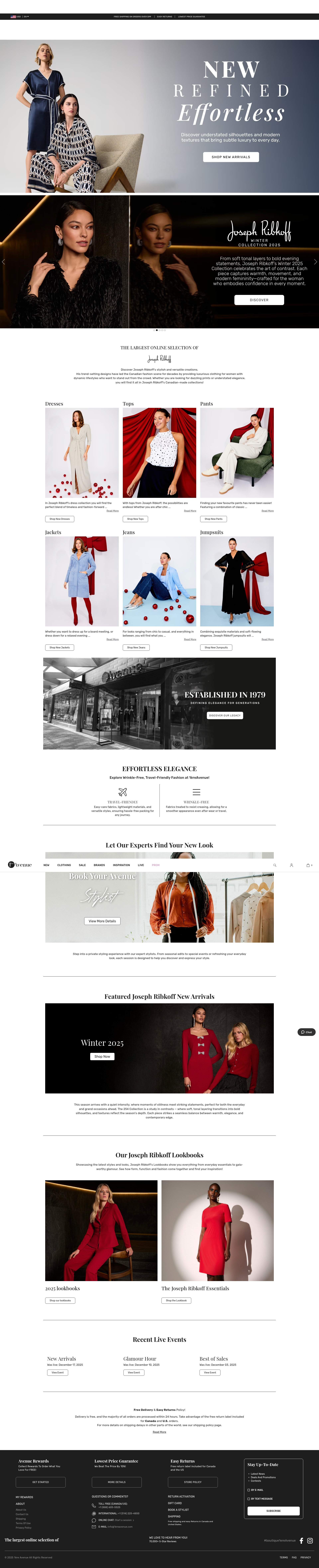 Screenshot of 1ereavenue.com