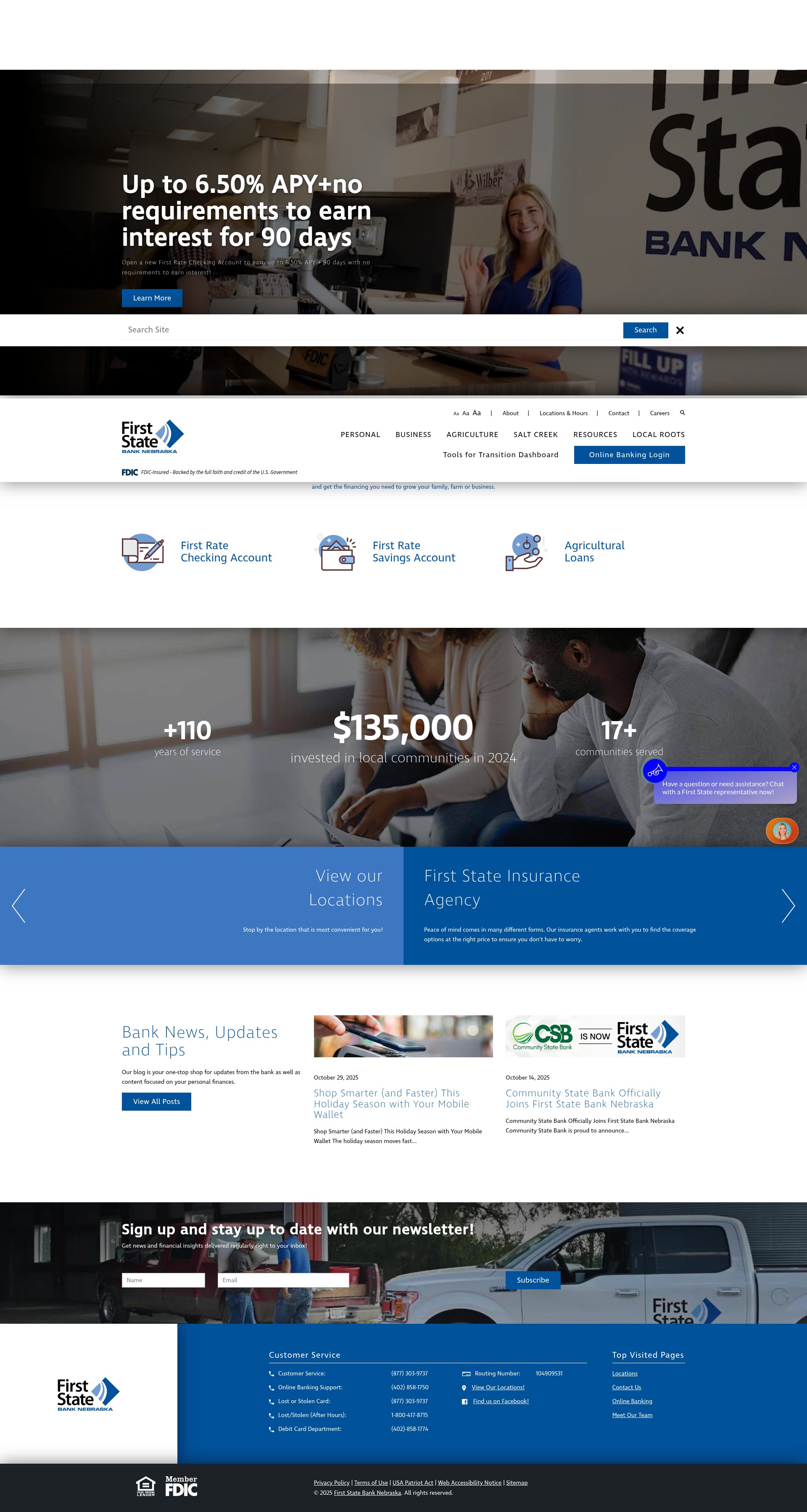 Screenshot of 1fsb.bank