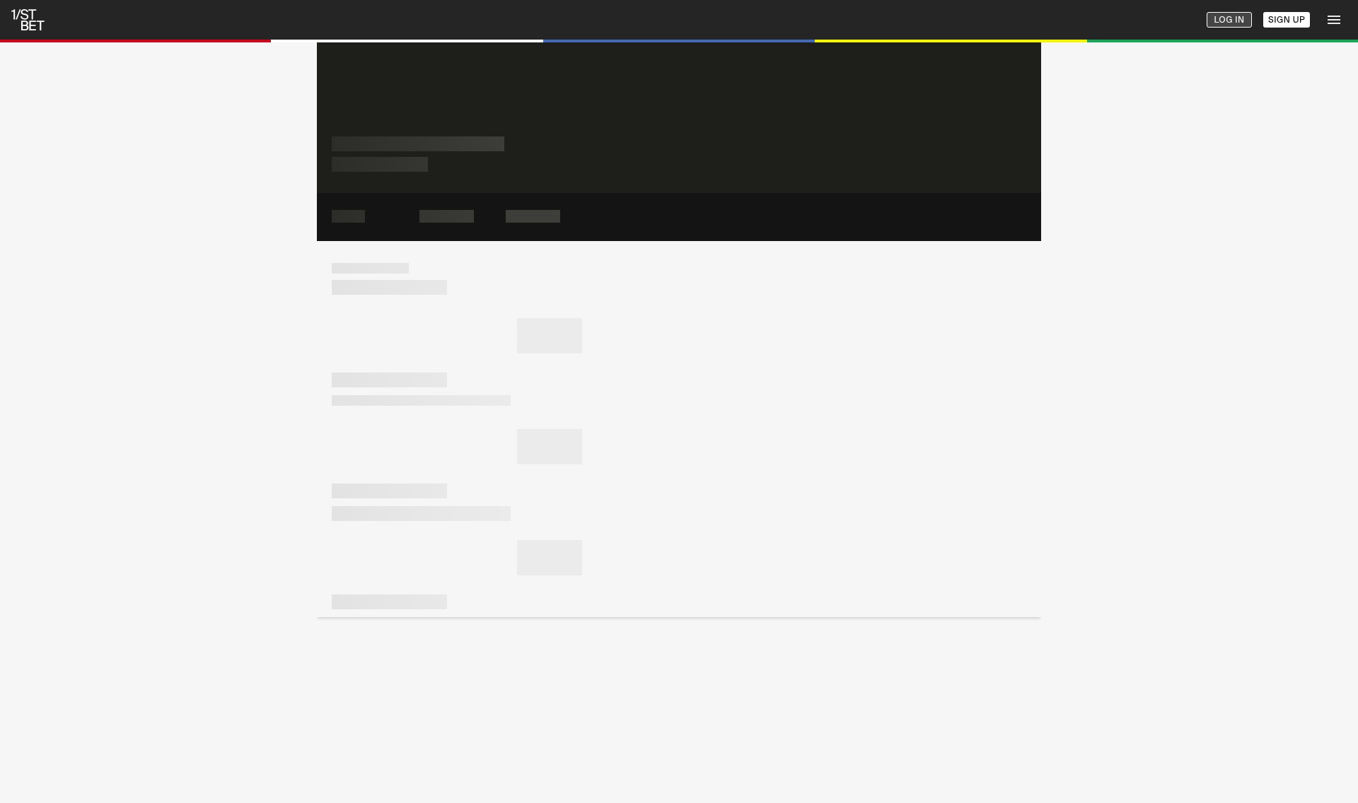 Screenshot of 1stbet.com