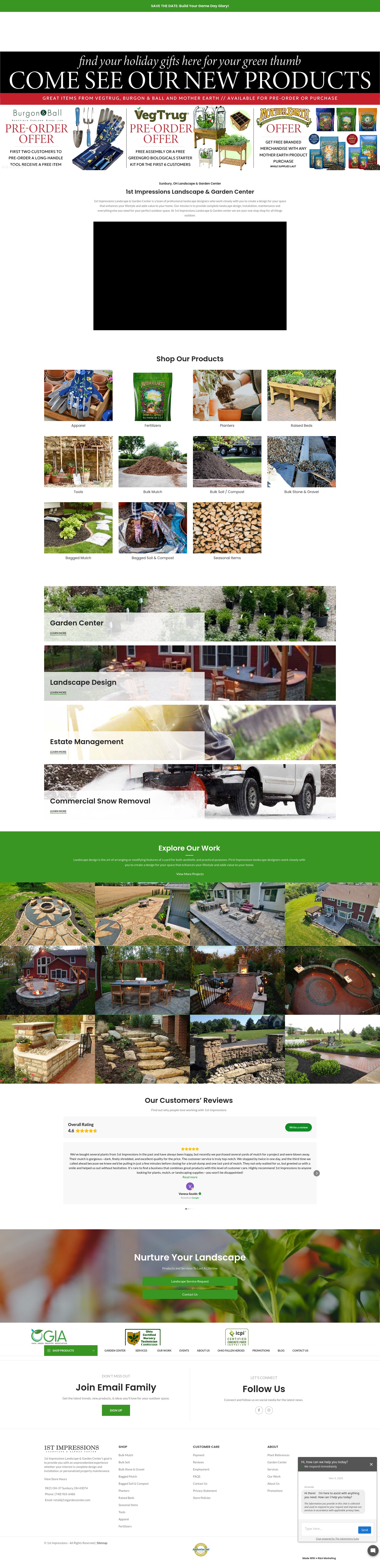 Screenshot of 1stgardencenter.com