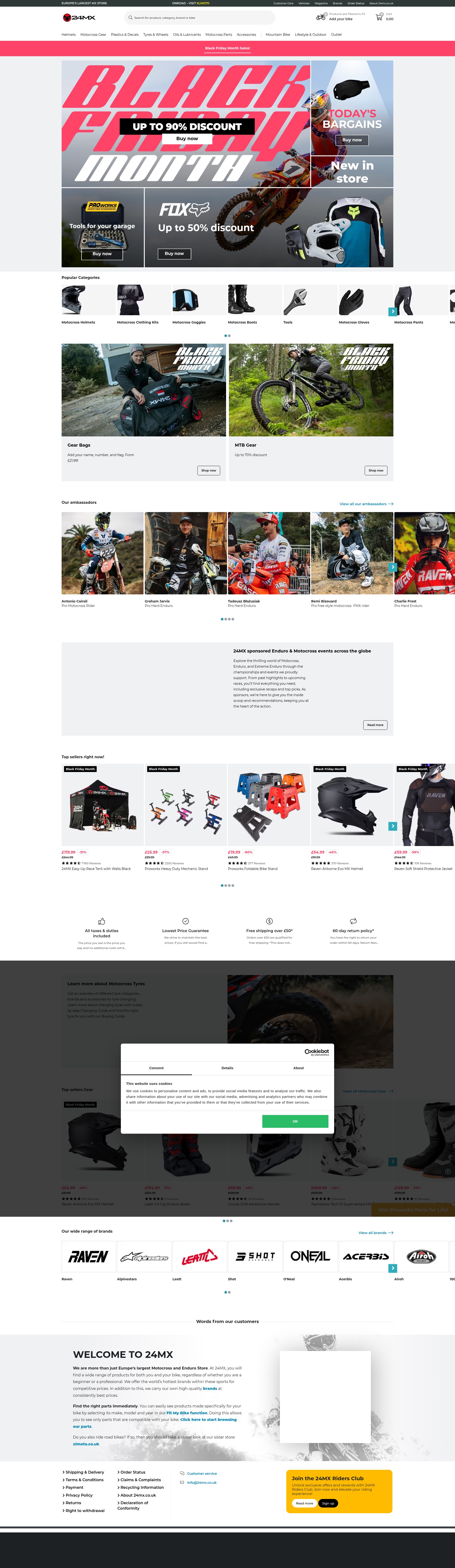 Screenshot of 24mx.co.uk