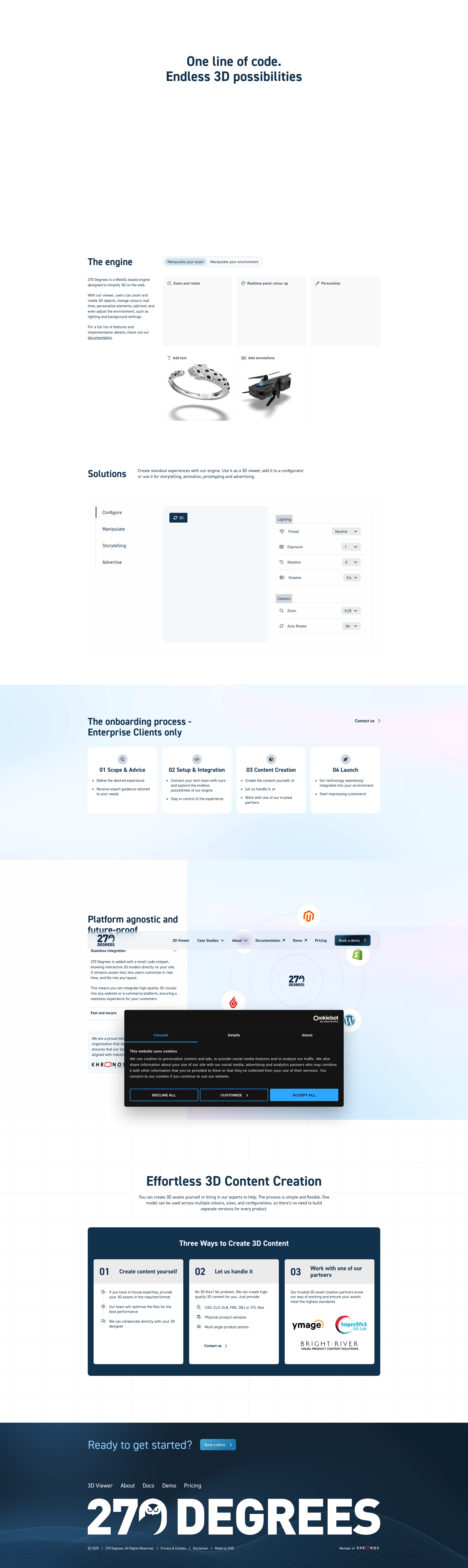Screenshot of 270degrees.io