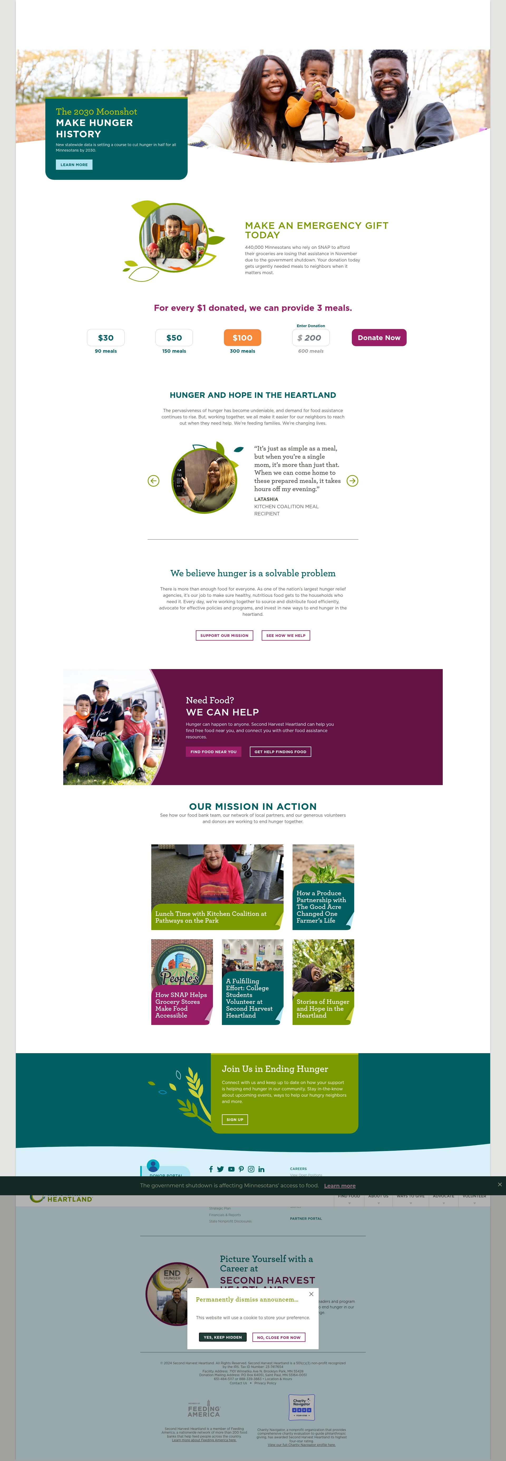 Screenshot of 2harvest.org
