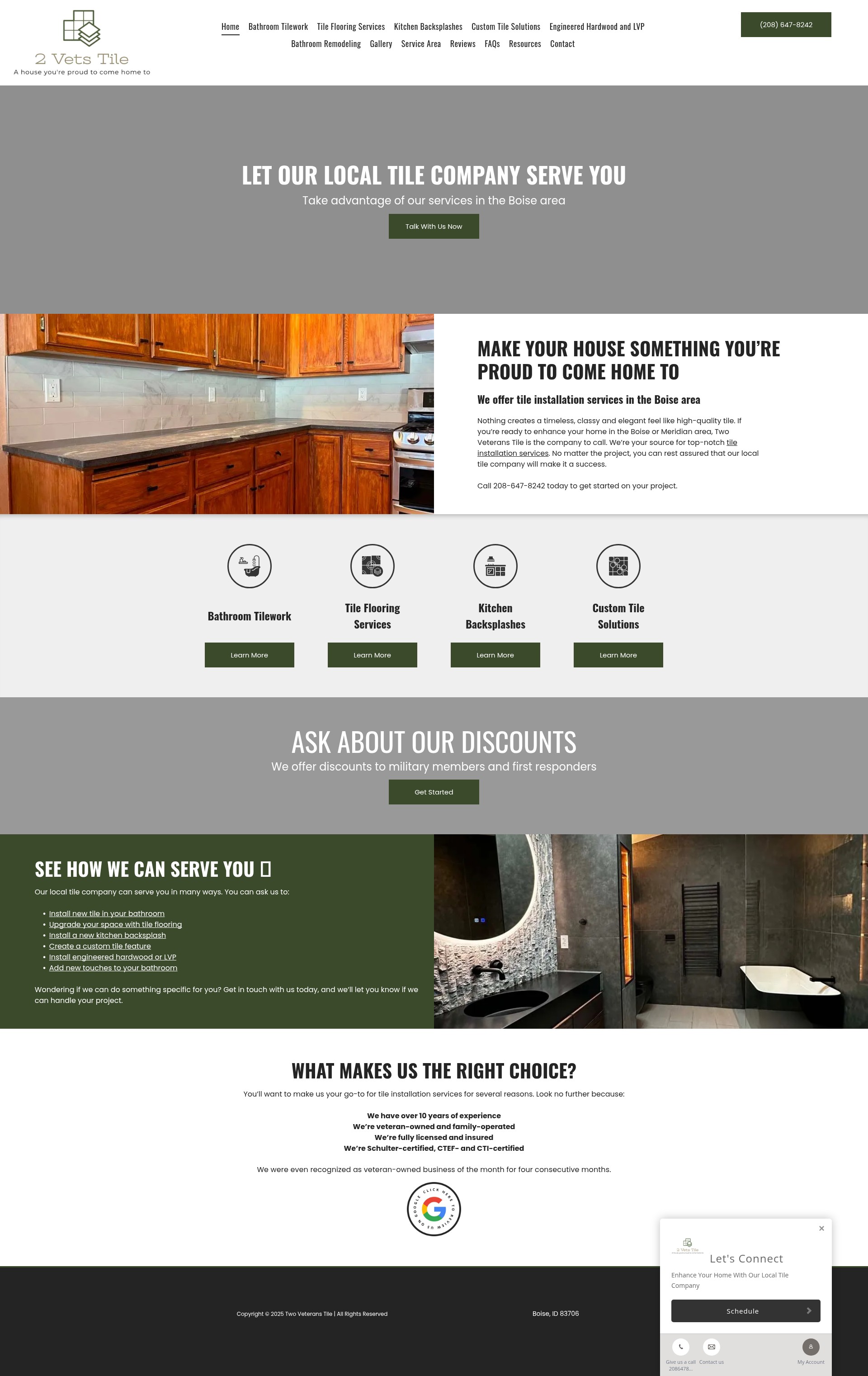 Screenshot of 2vetstile.com