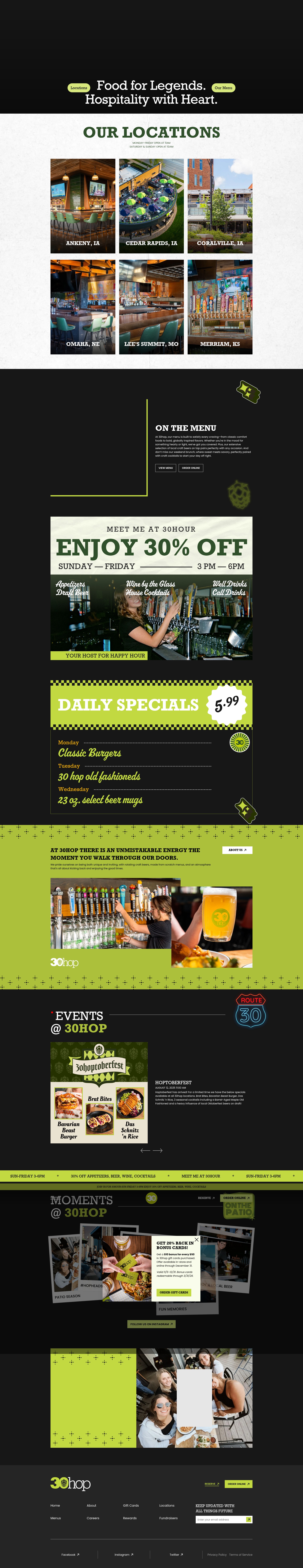 Screenshot of 30hop.com