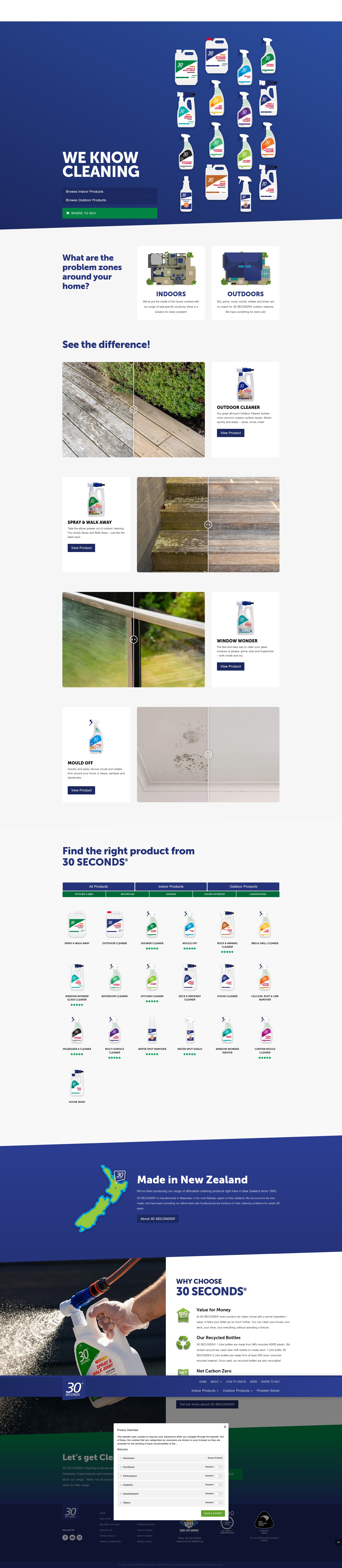 Screenshot of 30seconds.co.nz