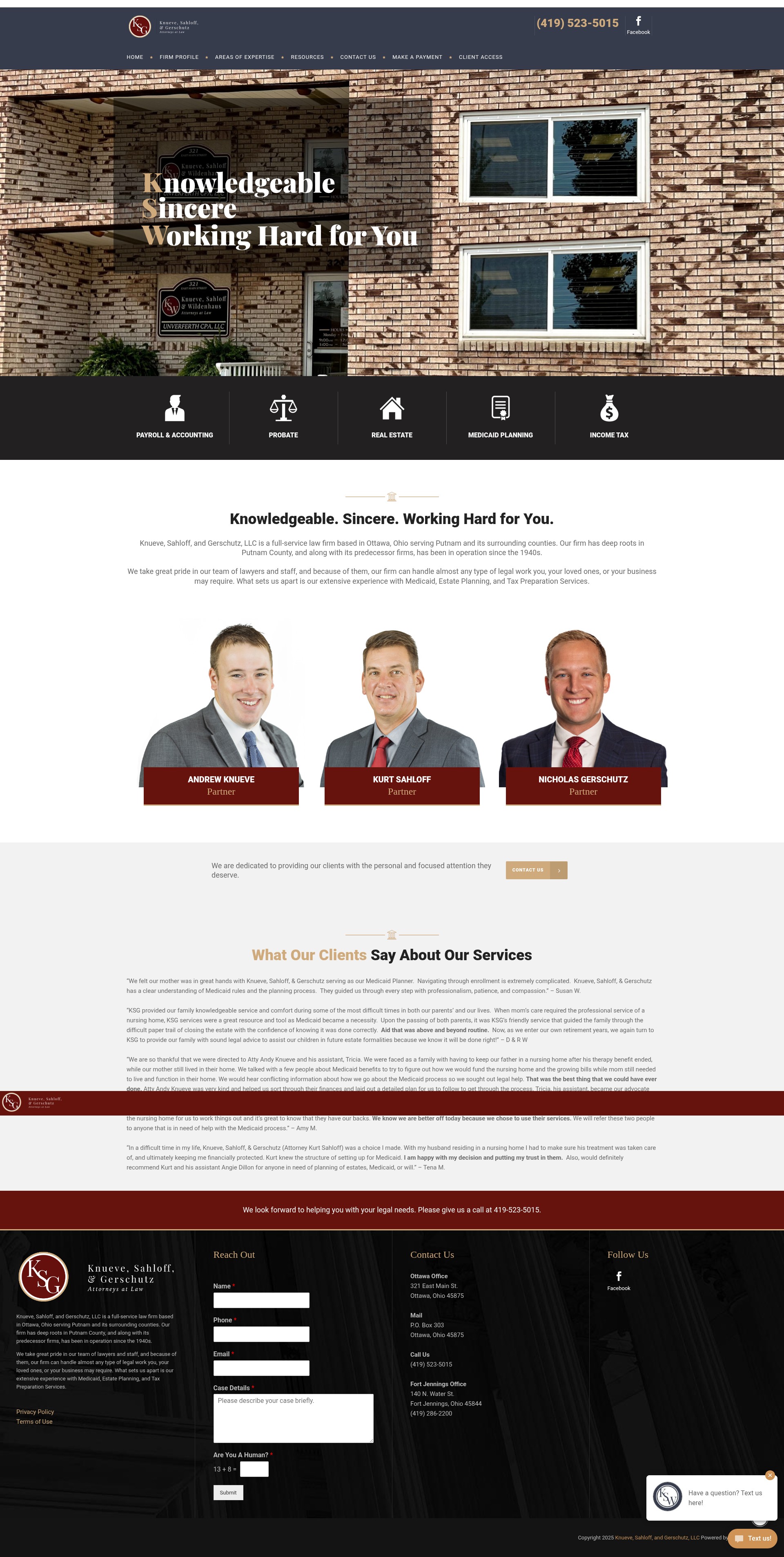 Screenshot of 419legal.com