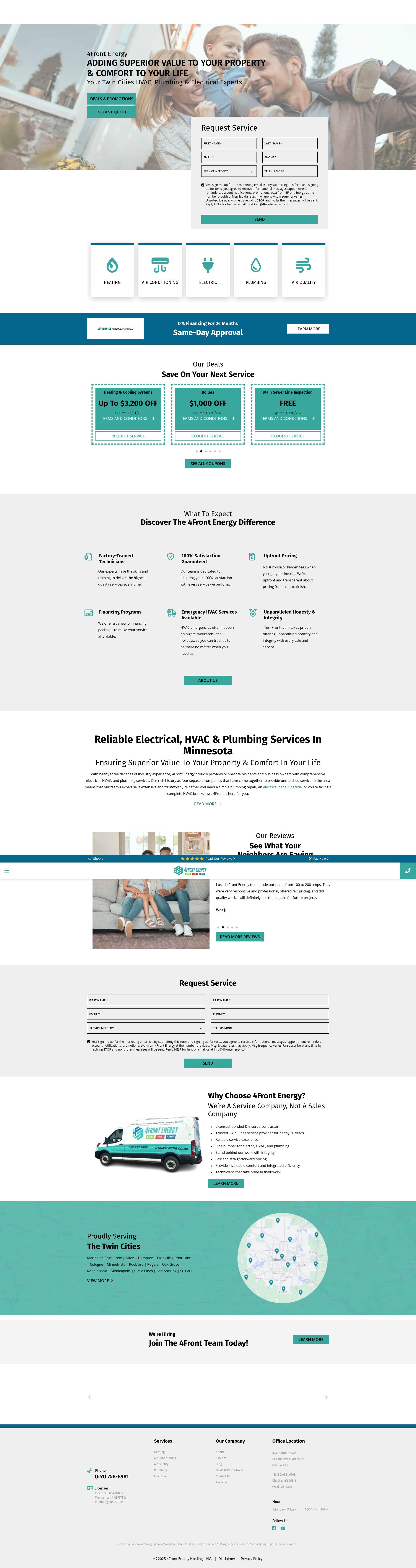 Screenshot of 4frontenergy.com
