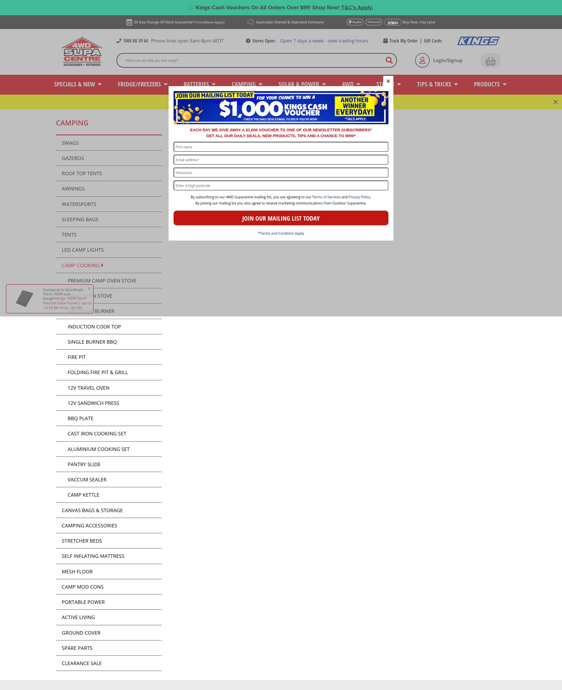 Screenshot of 4wdsupacentre.com.au