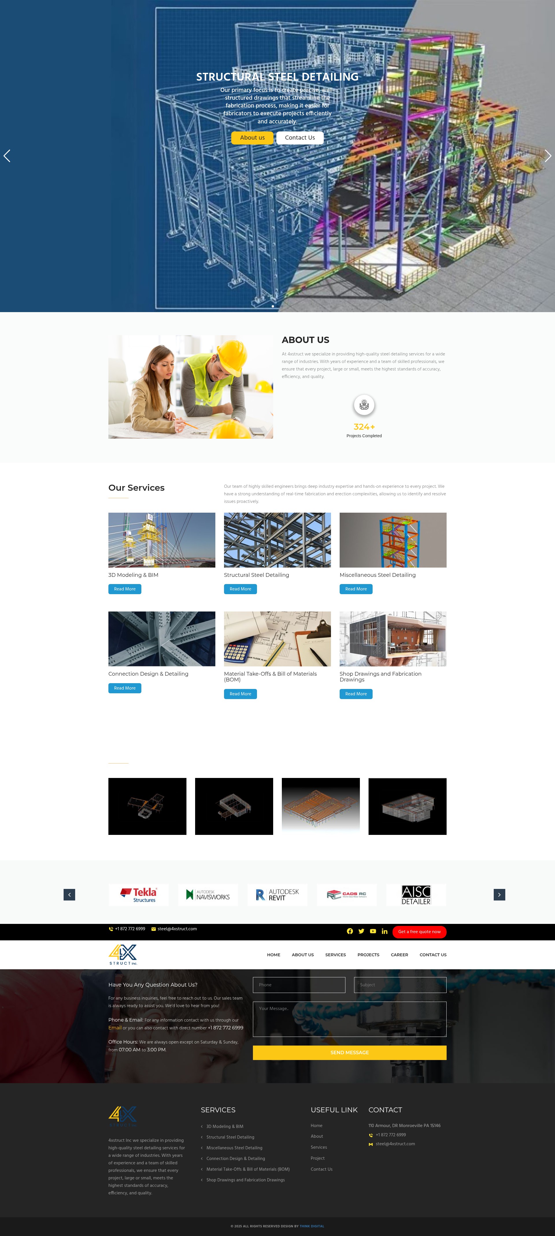 Screenshot of 4xstruct.com