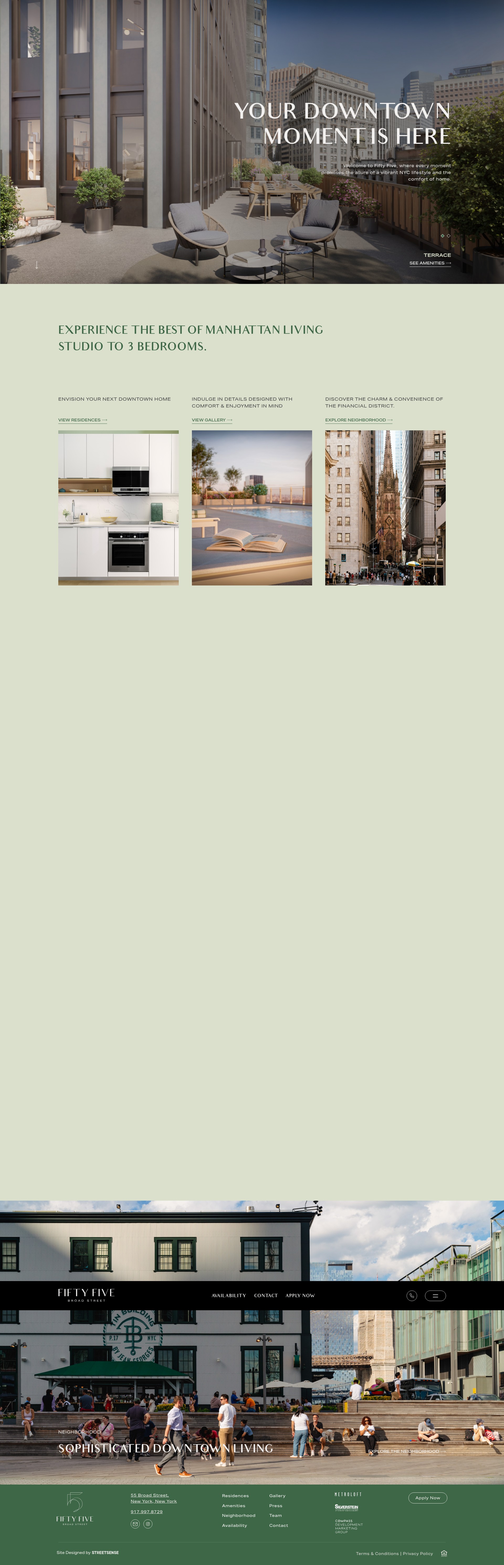 Screenshot of 55broad.com